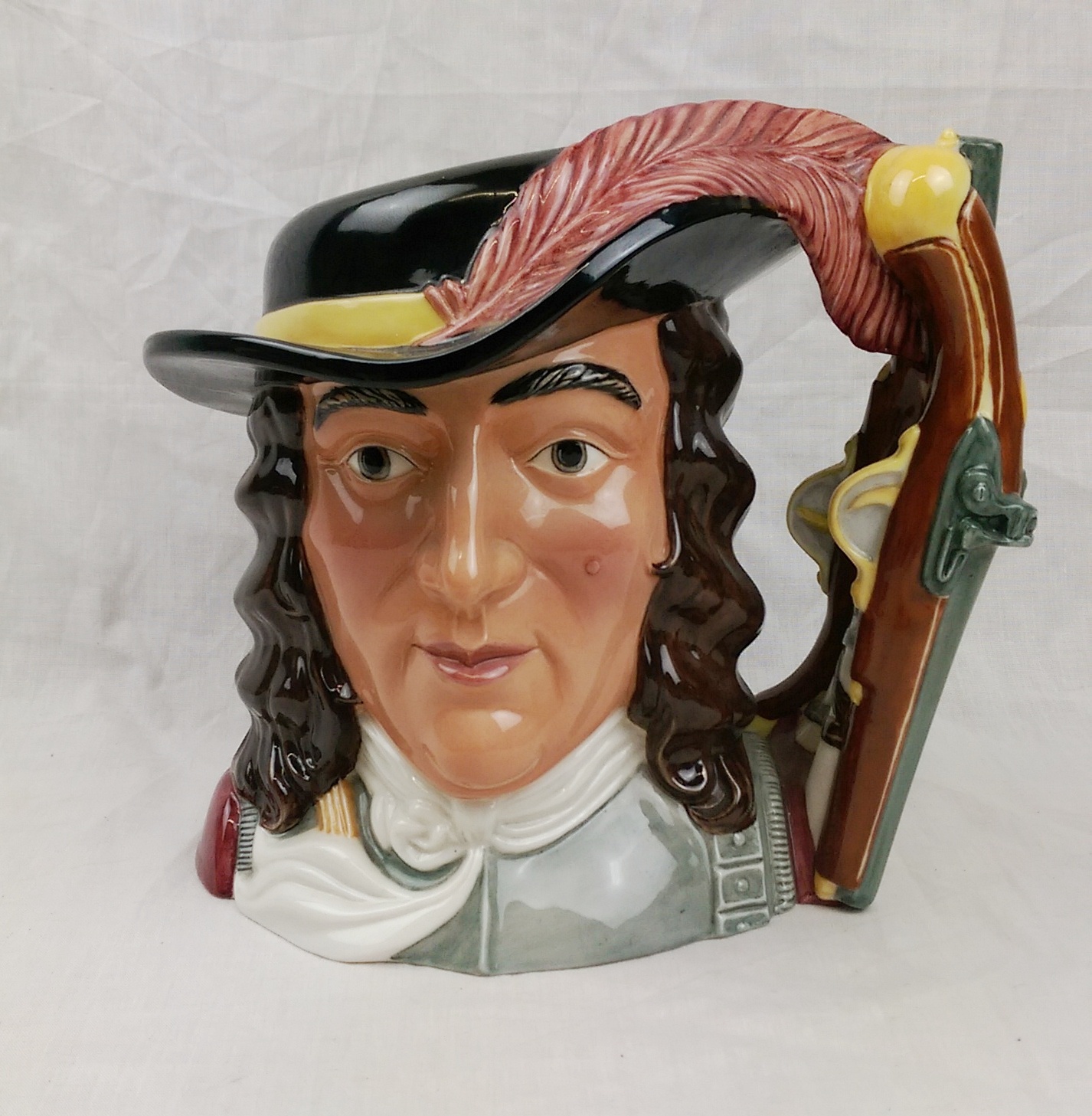 Franklin Mint Maritime Trust Large Porcelain Character Jug – Admiral Benbow