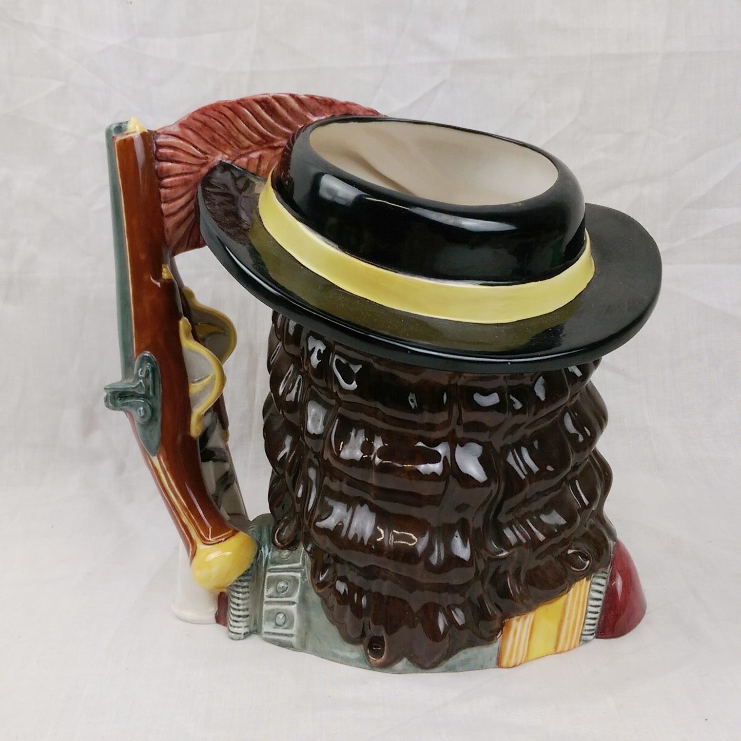 Franklin Mint Maritime Trust Large Porcelain Character Jug – Admiral Benbow - Image 2