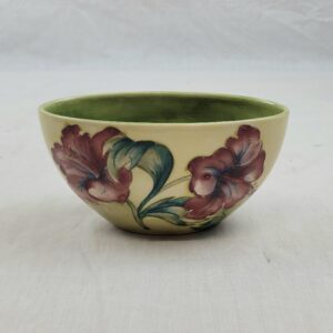 Mid-20th Century Moorcroft Hibiscus Pattern Ovoid Vase