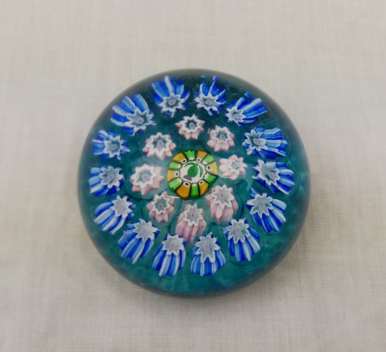 Perthshire Millefiori Flowers Paperweight