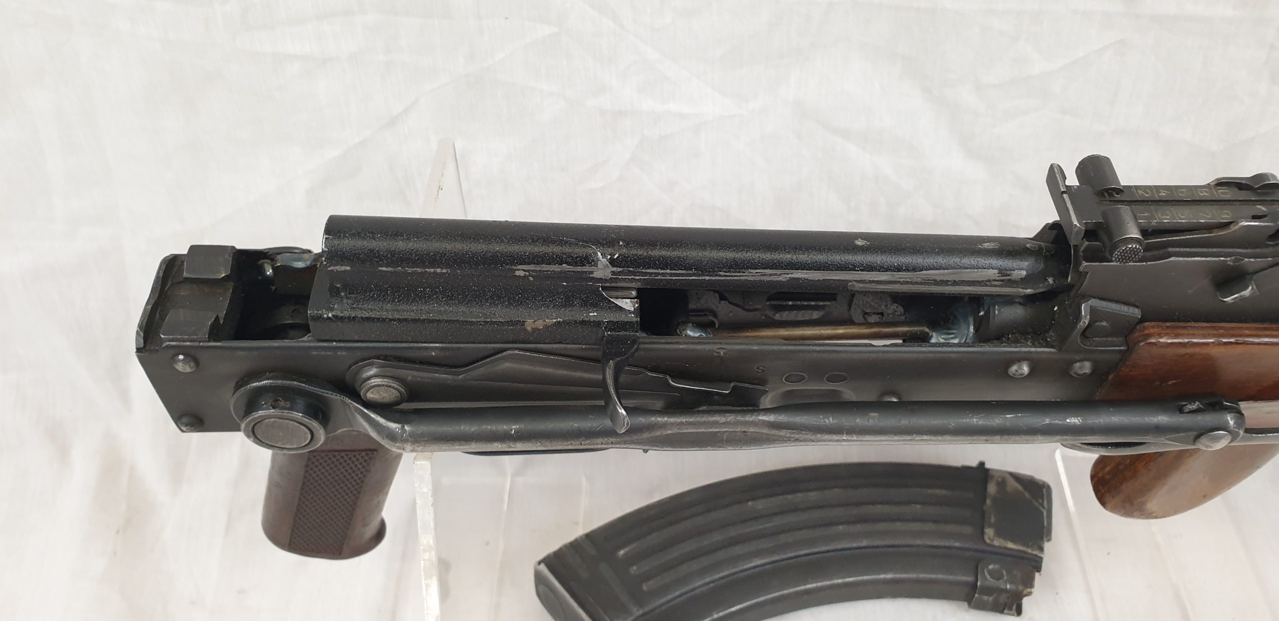 Romanian AK-47 Kalashnikov Cold War Model PM1965 Era 1974 Dated and Kit - Deactivated - Image 11