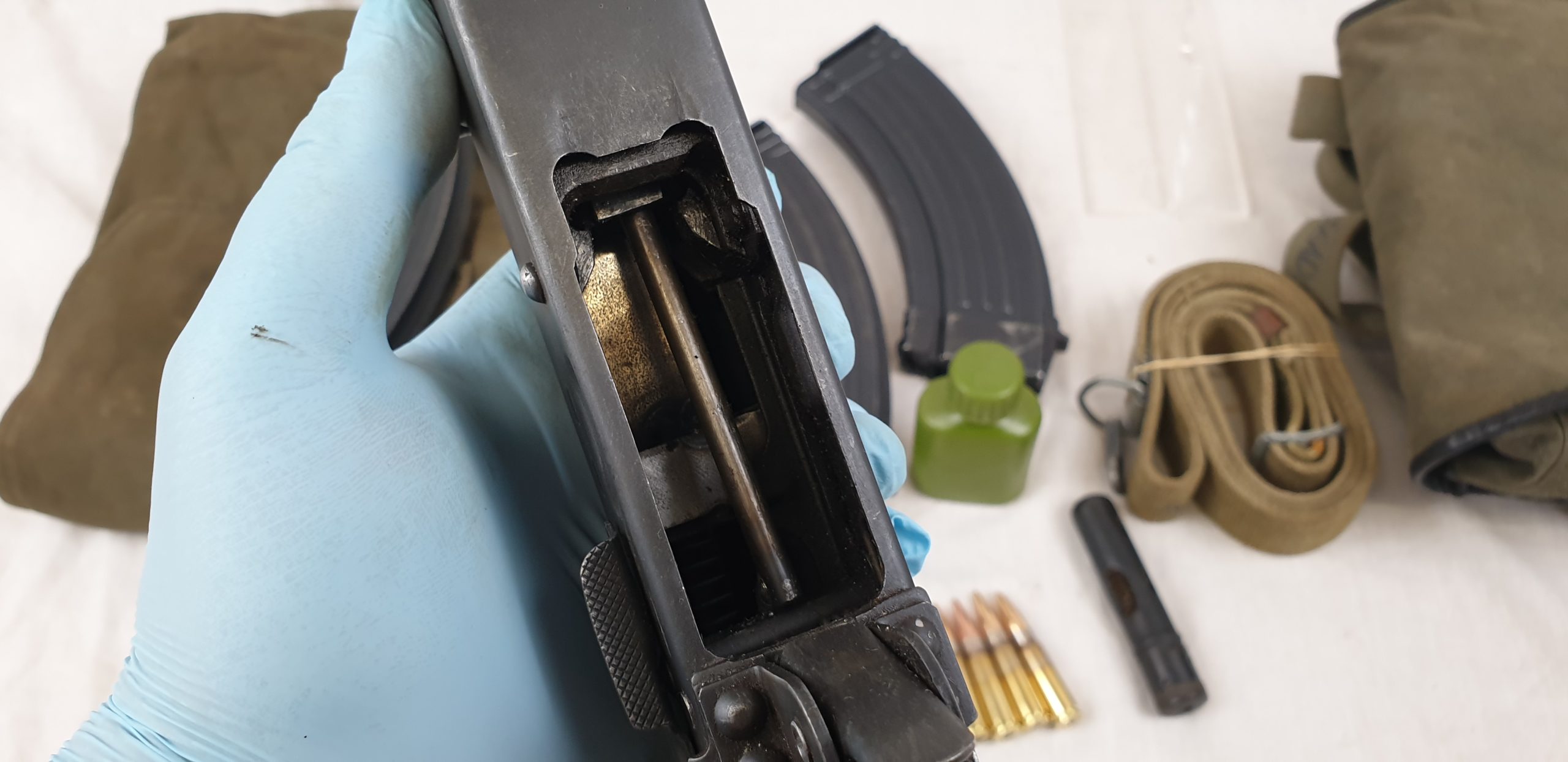 Romanian AK-47 Kalashnikov Cold War Model PM1965 Era 1974 Dated and Kit - Deactivated - Image 5