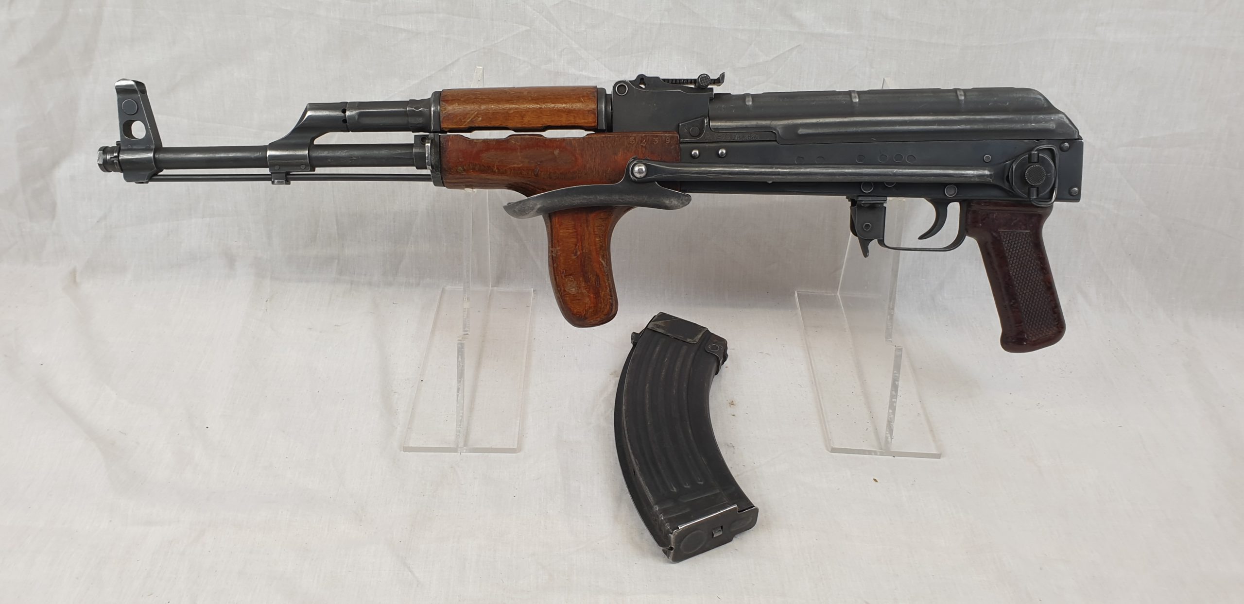 Romanian AK-47 Kalashnikov Cold War Model PM1965 Era 1974 Dated and Kit - Deactivated - Image 7