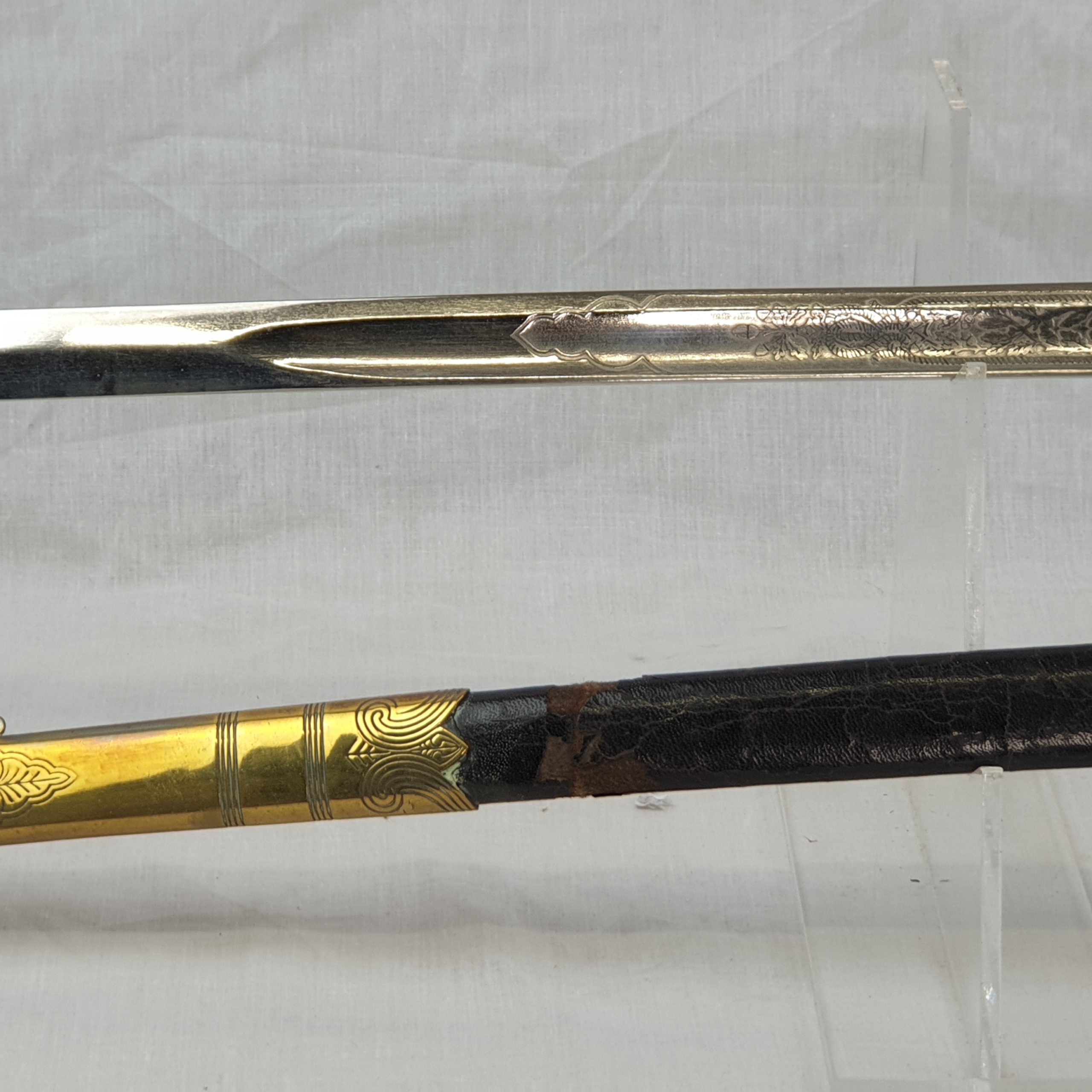 Royal Navy Kings Crown 1827 Pattern Reproduction Sword - Image 12