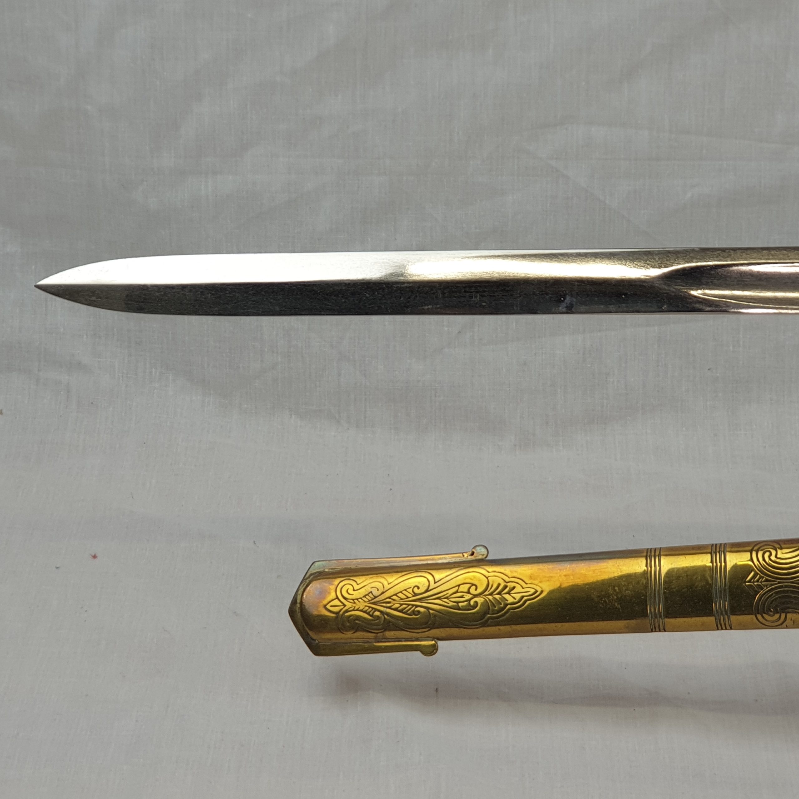 Royal Navy Kings Crown 1827 Pattern Reproduction Sword - Image 13