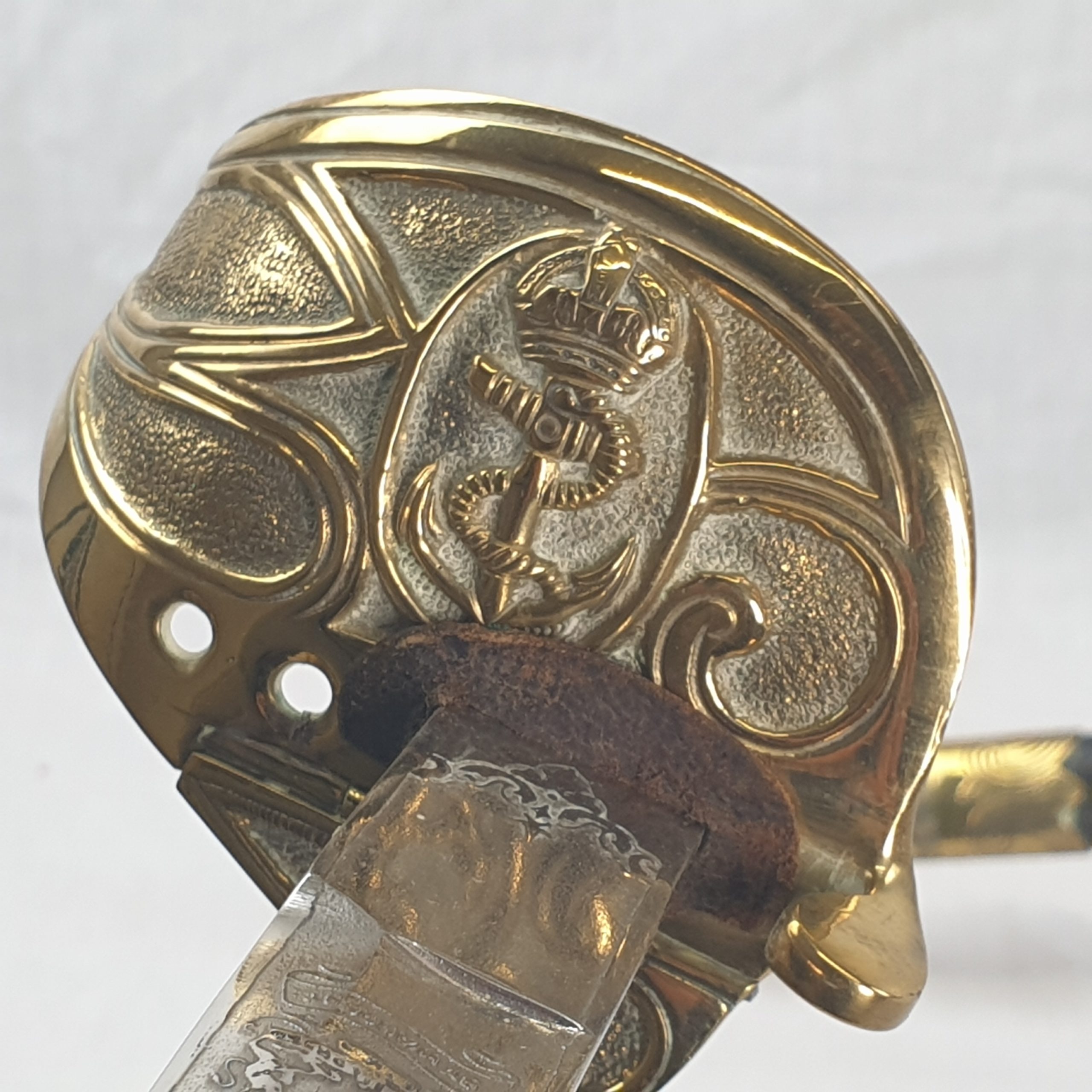 Royal Navy Kings Crown 1827 Pattern Reproduction Sword - Image 14