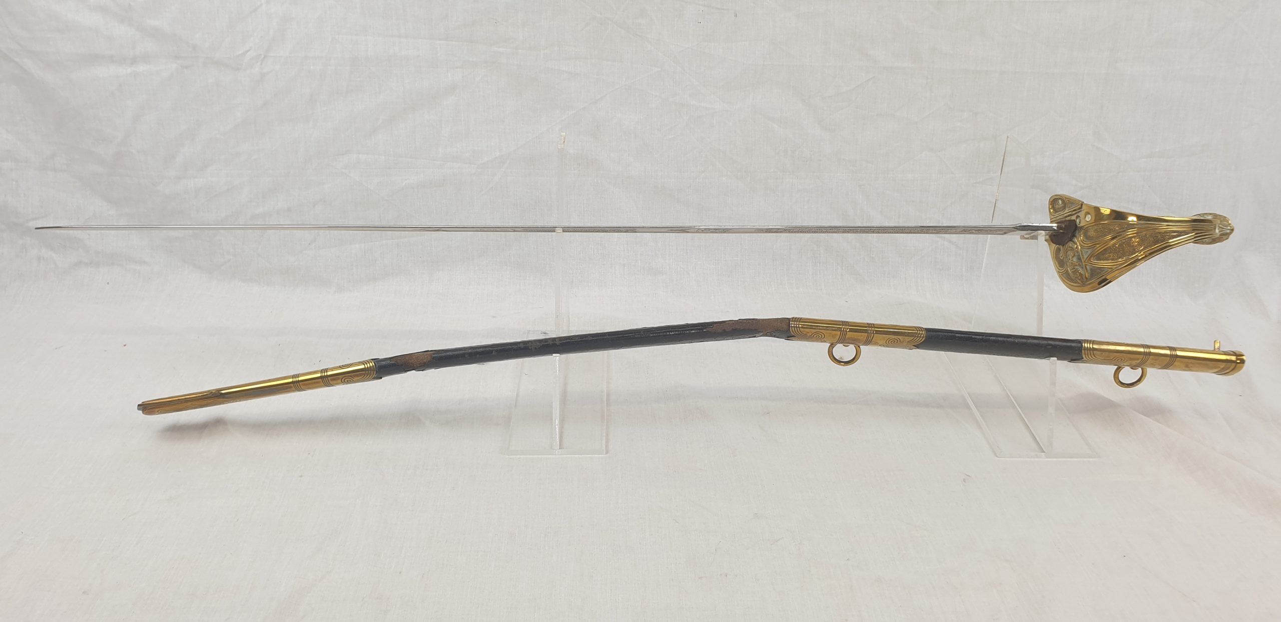 Royal Navy Kings Crown 1827 Pattern Reproduction Sword - Image 2