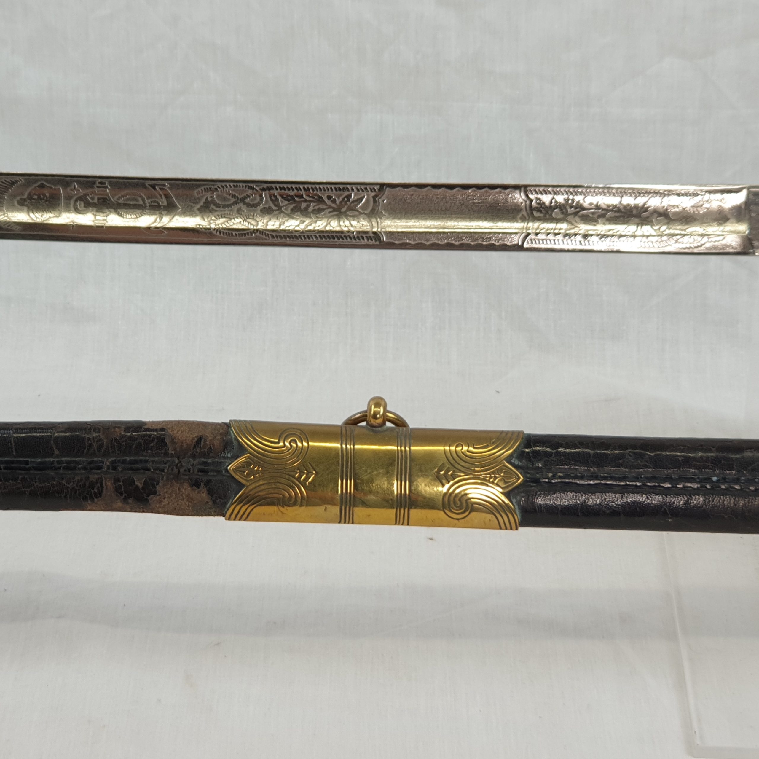 Royal Navy Kings Crown 1827 Pattern Reproduction Sword - Image 6