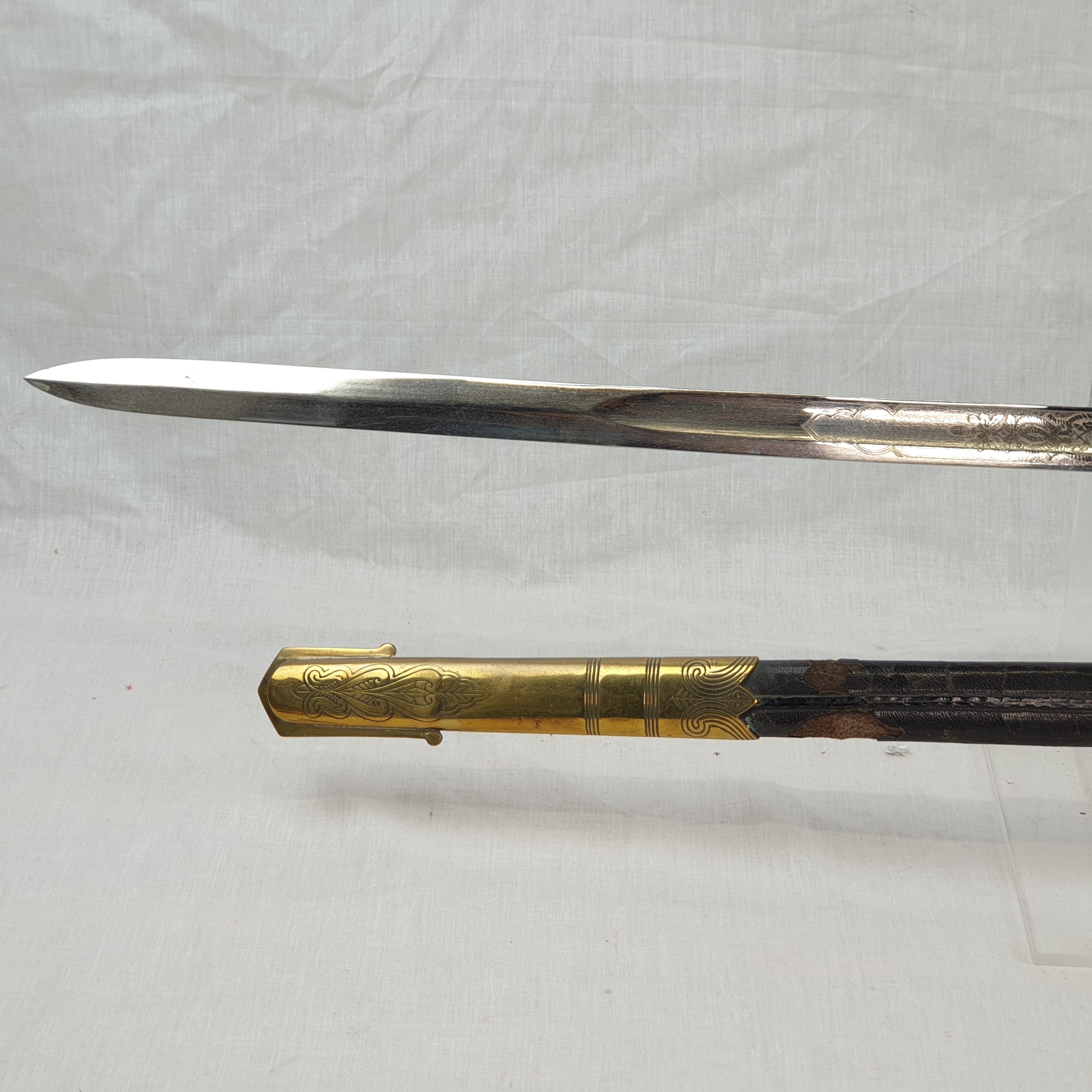 Royal Navy Kings Crown 1827 Pattern Reproduction Sword - Image 8
