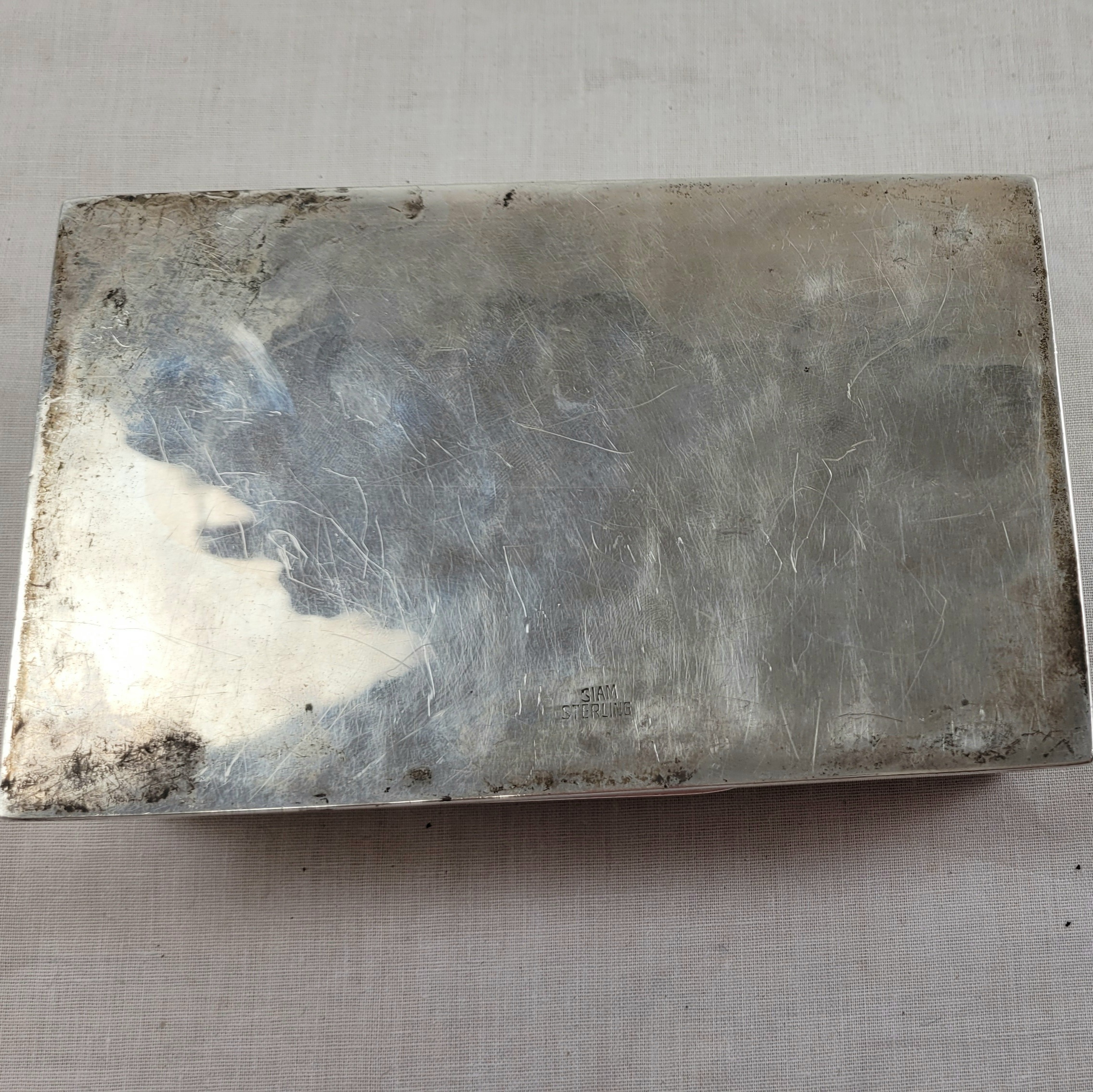 Siam Silver Cigarette Case - Image 3