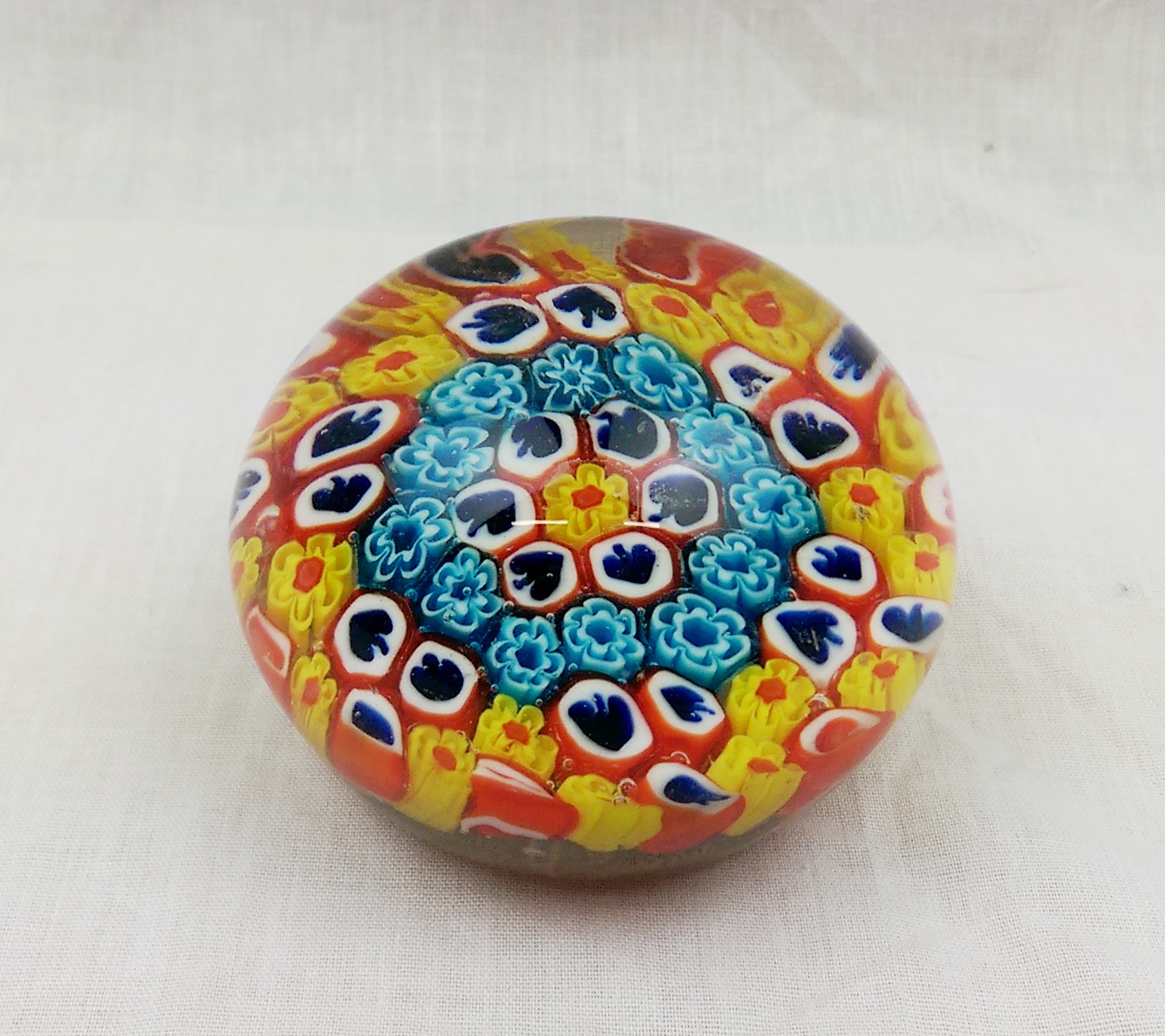 Card Spades Millefiori Paperweight