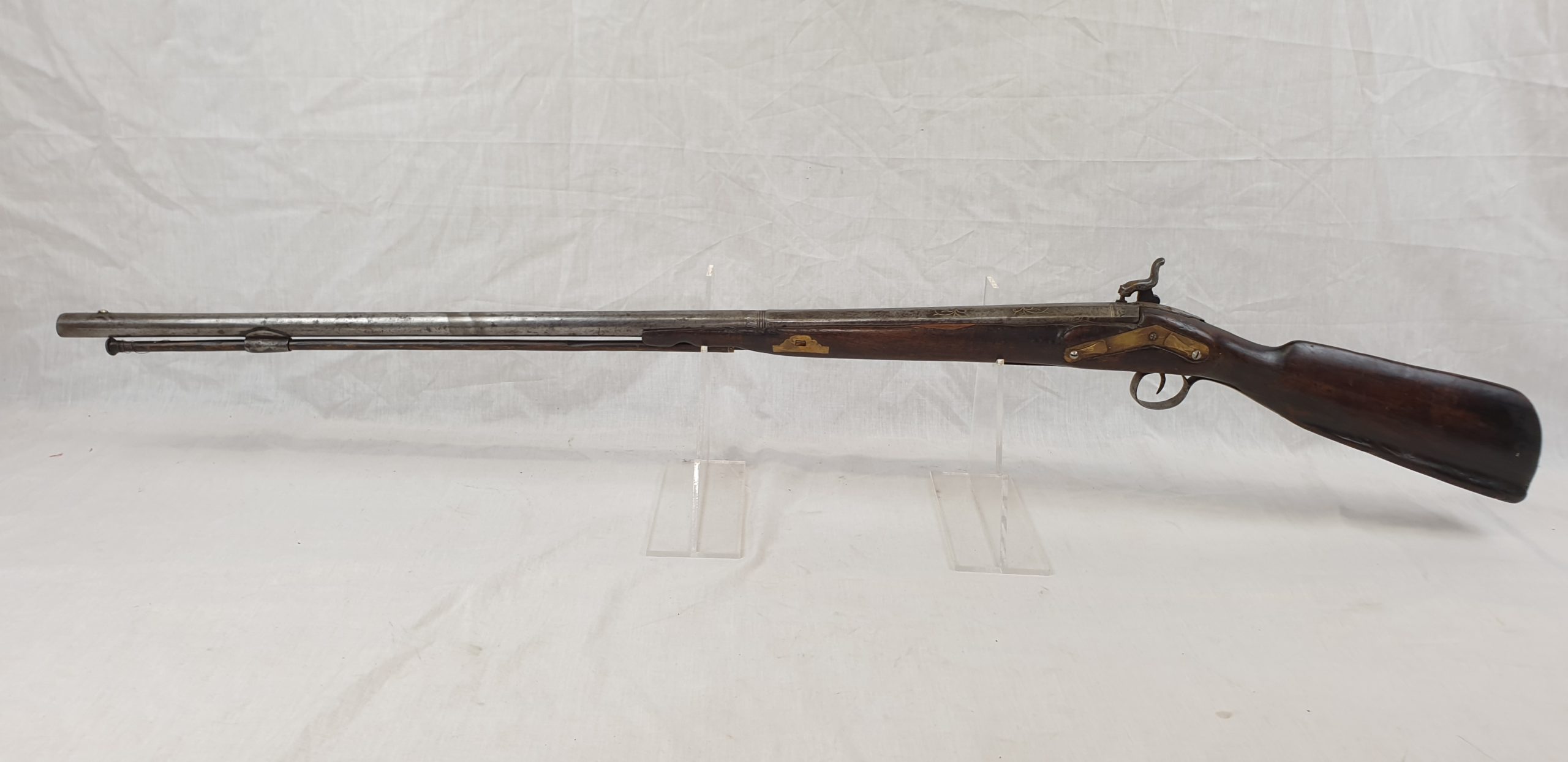 Spanish Model 1752 Miquelet Lock Musket Converted To Percussion - Image 2