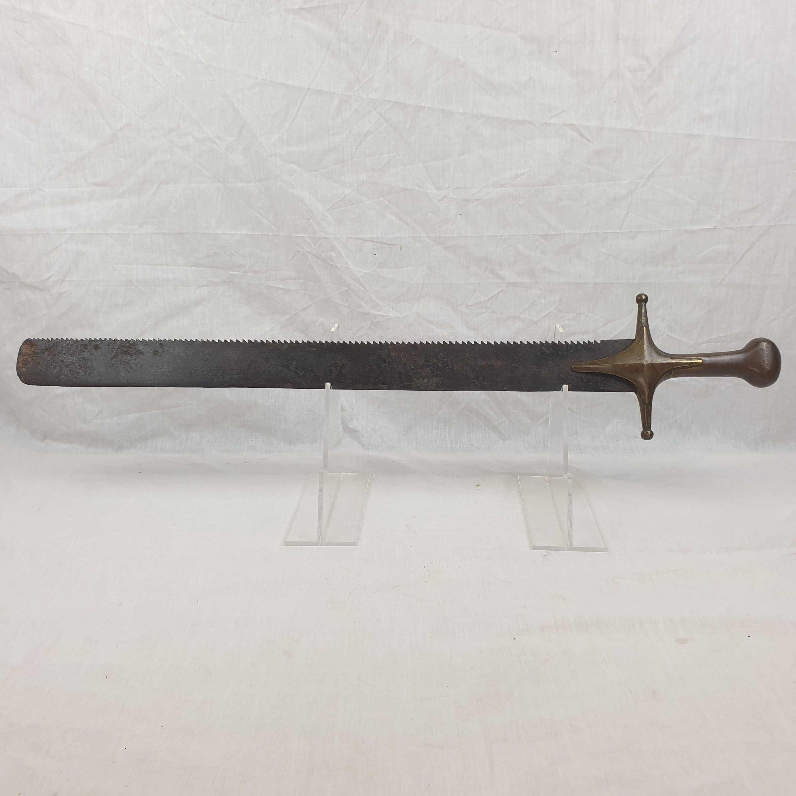 Very Rare Circa 1810 Russian Sappers Side Arm Short Sawback Sword