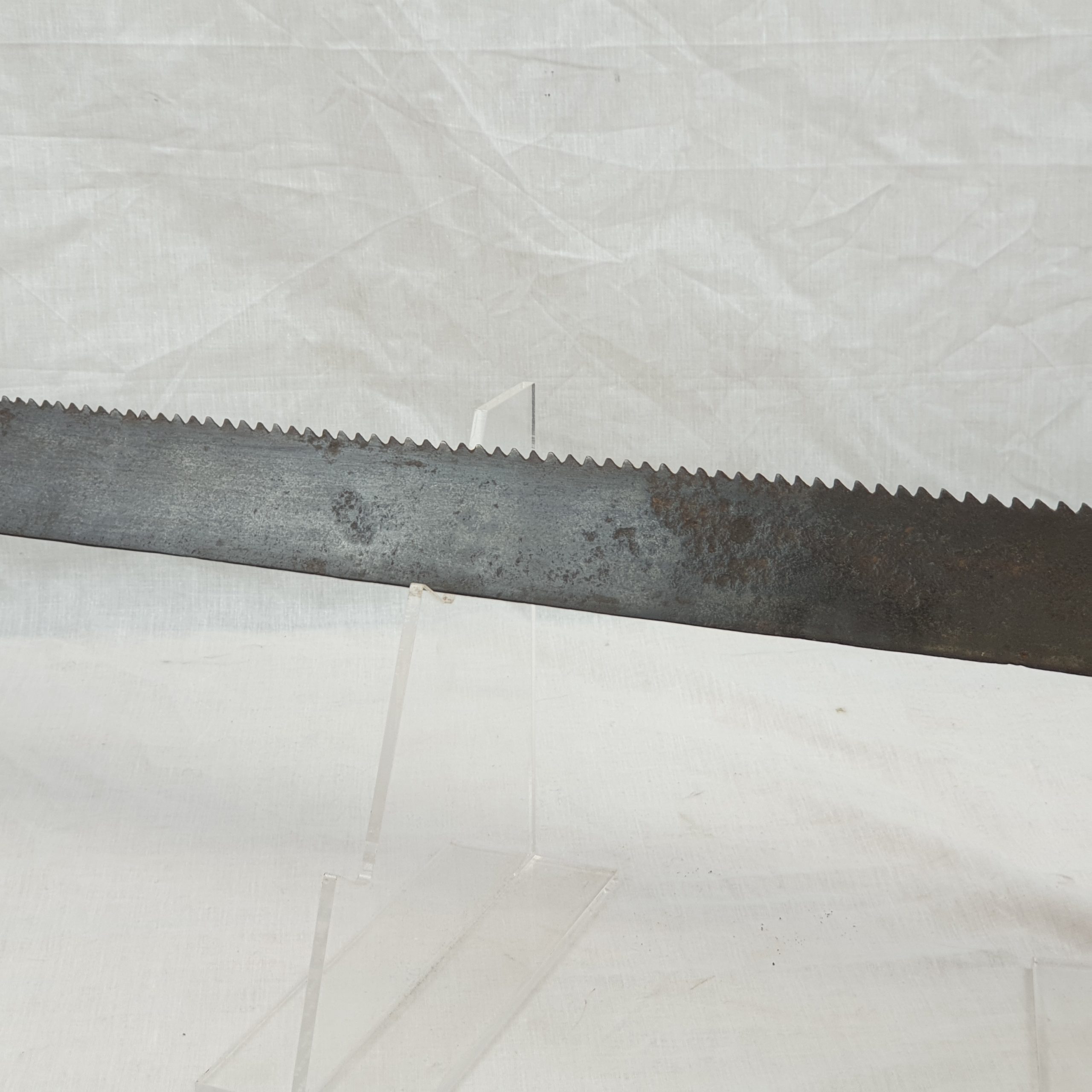 Very Rare Circa 1810 Russian Sappers Side Arm Short Sawback Sword - Image 6