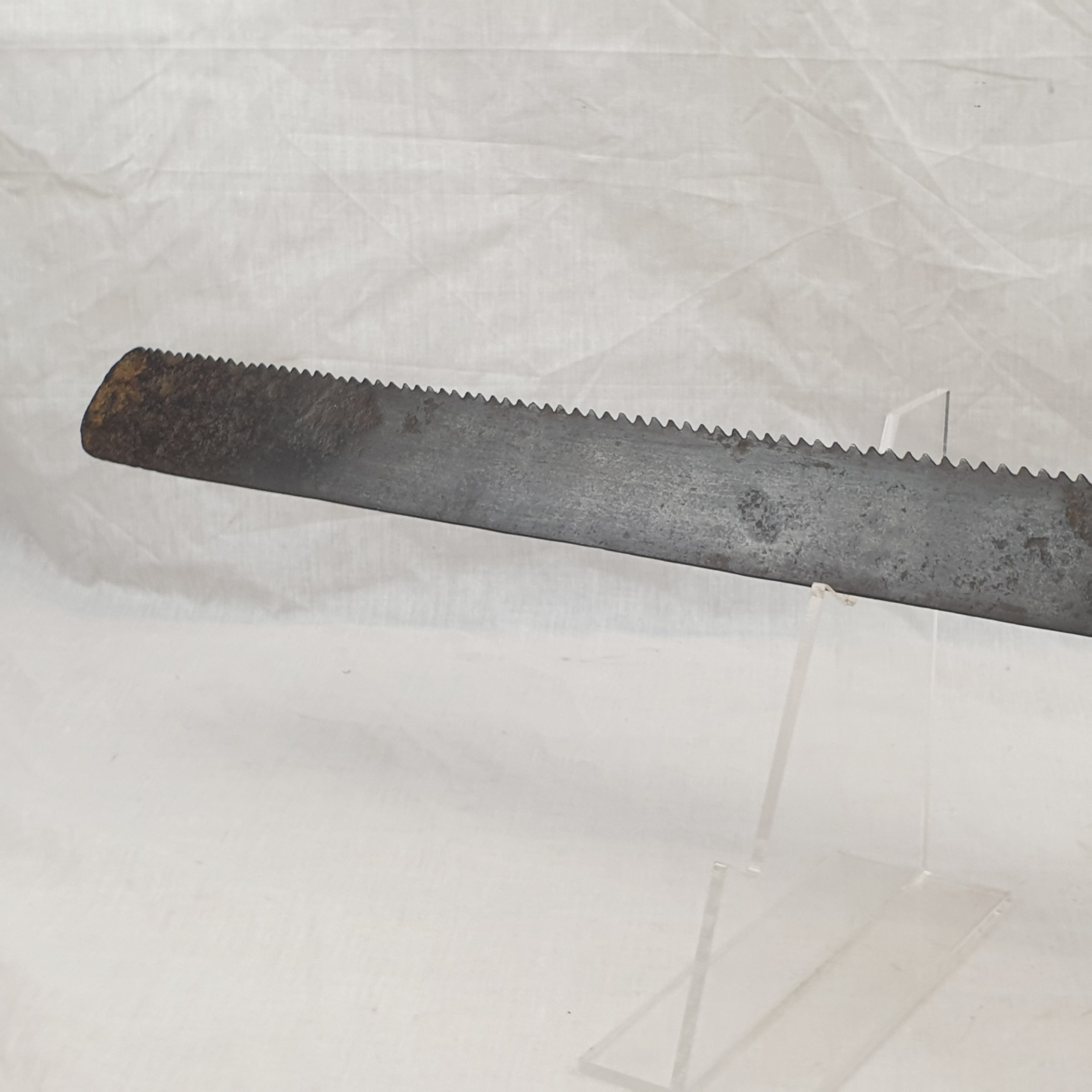 Very Rare Circa 1810 Russian Sappers Side Arm Short Sawback Sword - Image 7