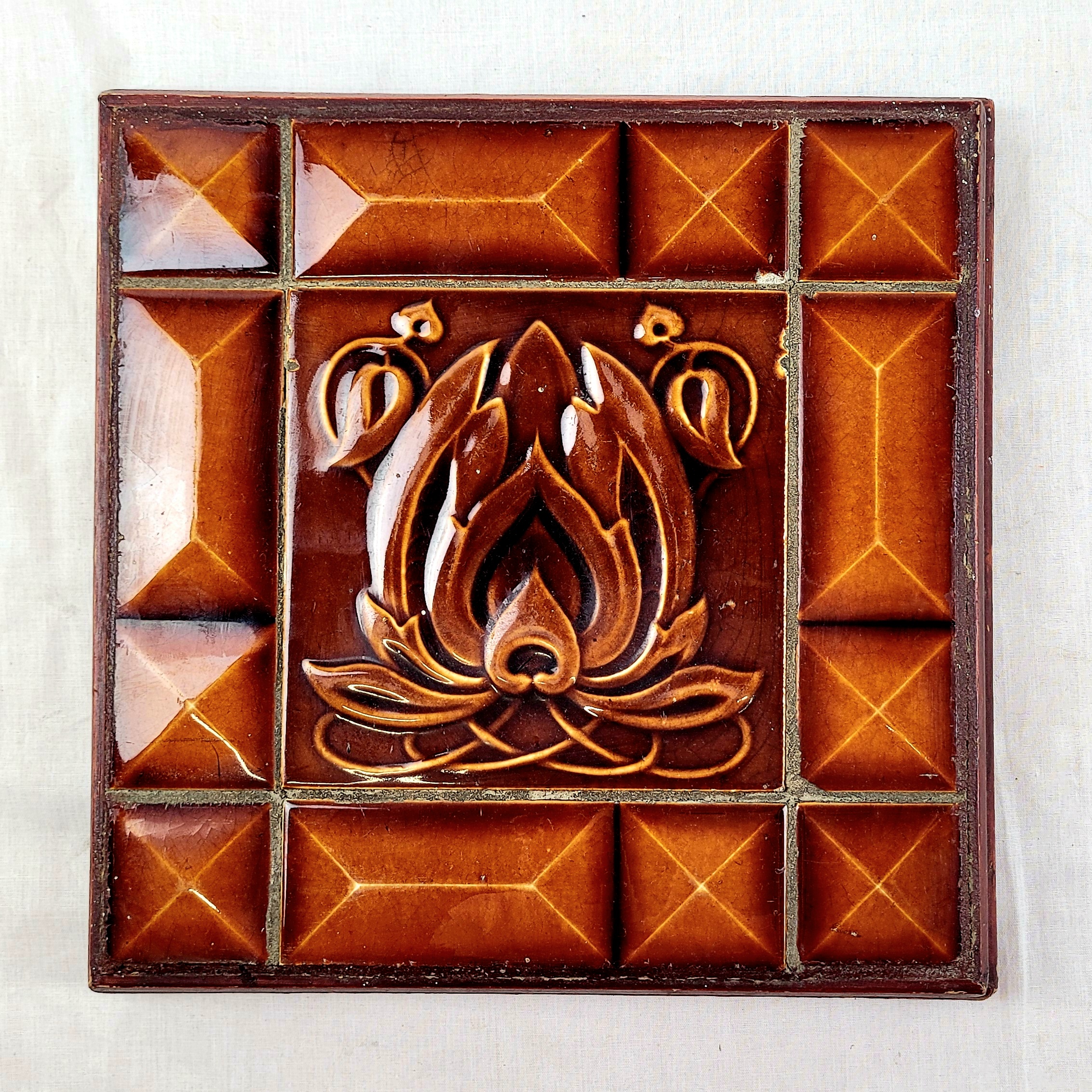 Victorian Fireplace Tiles Coaster