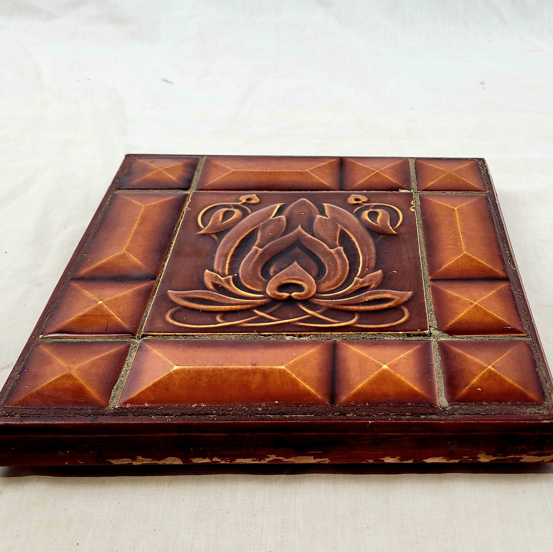 Victorian Fireplace Tiles Coaster - Image 4