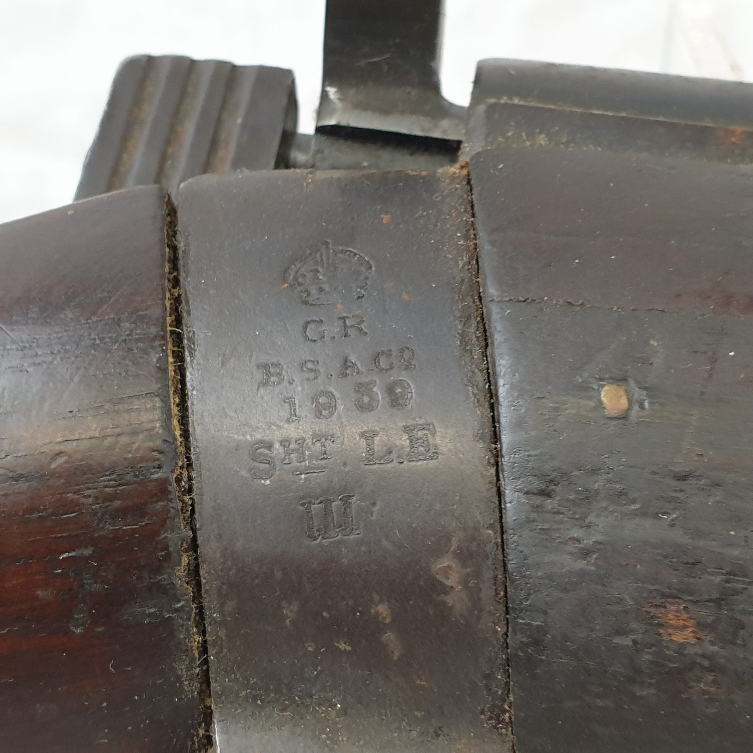 WW2 1939 Dated BSA Lee Enfield SMLE Rifle - Deactivated - Image 7