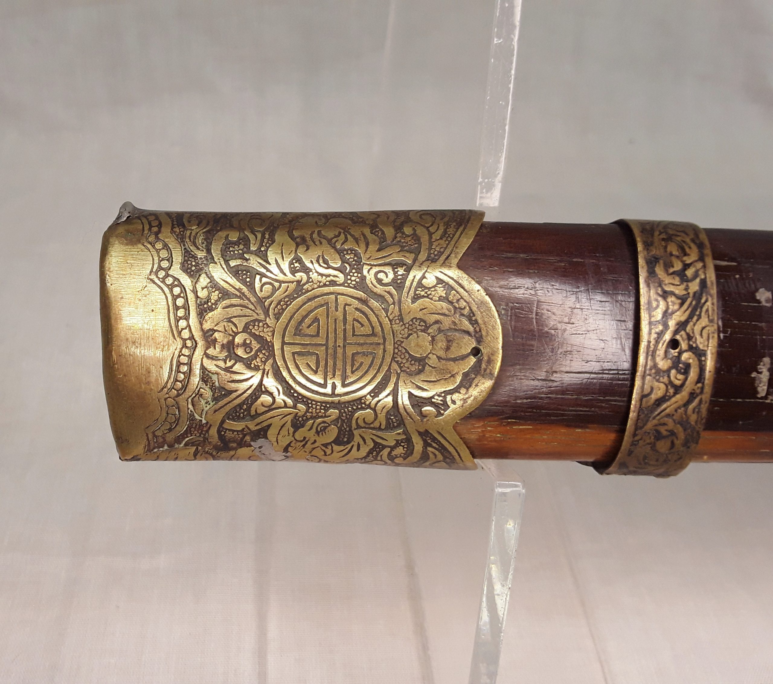 Circa 1900 Chinese Short Jian Sword - Image 6