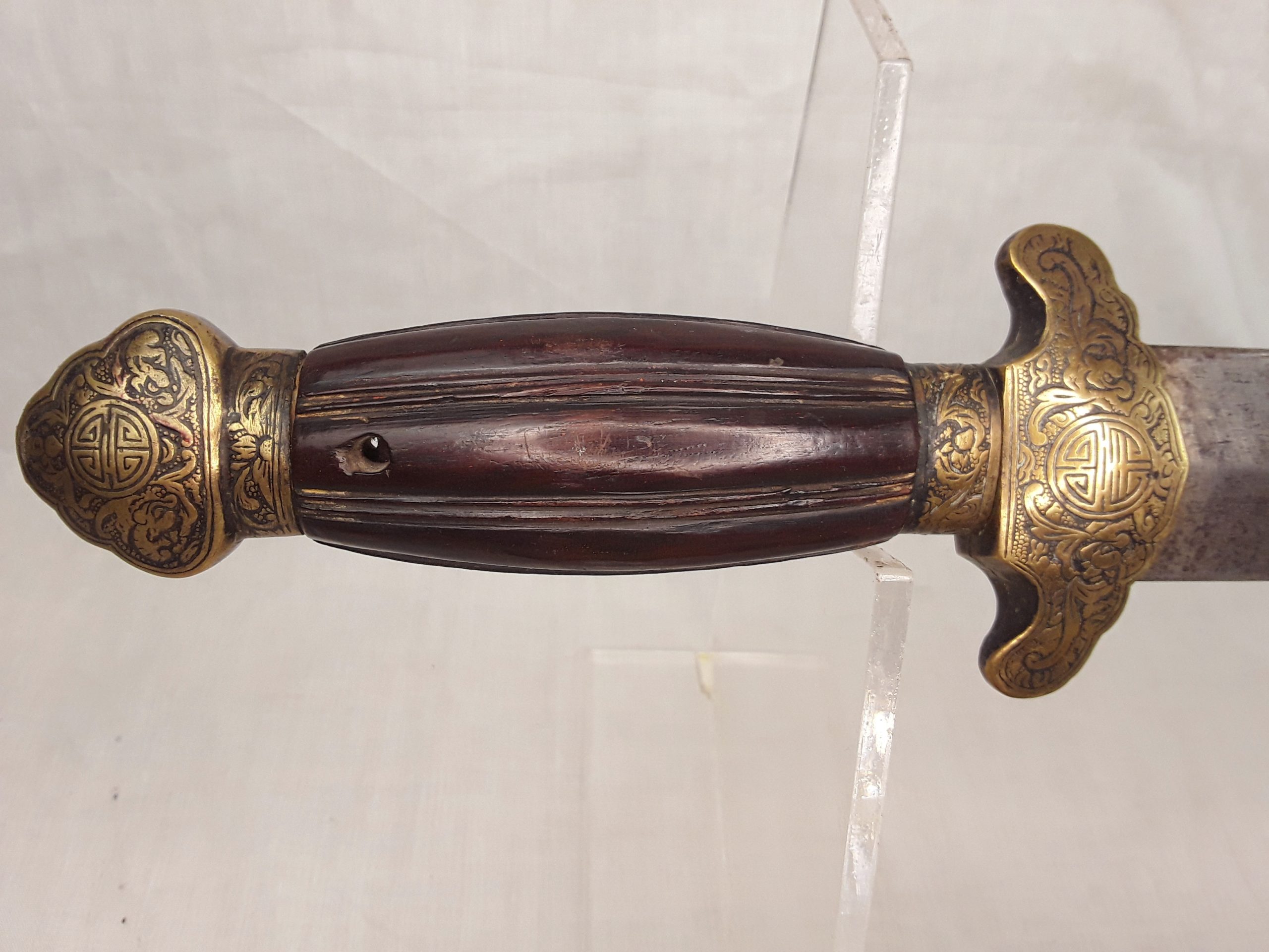 Circa 1900 Chinese Short Jian Sword - Image 16