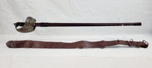 1897 Pattern WW2 Infantry Officers Sword, Scabbard And Belt