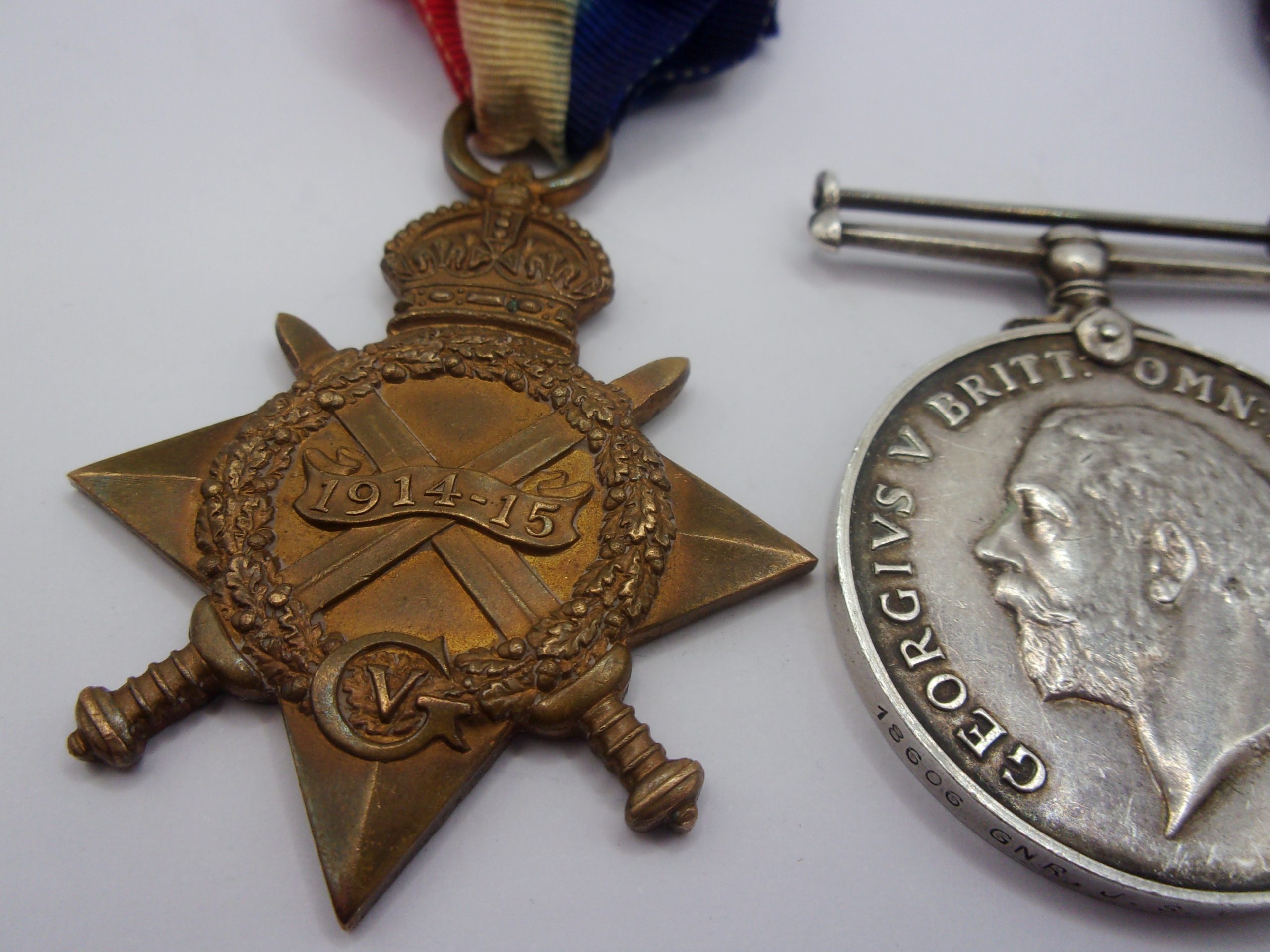 WW1 Medal Trio To Gunner J.S. Mahoney R.G.A. - Image 6