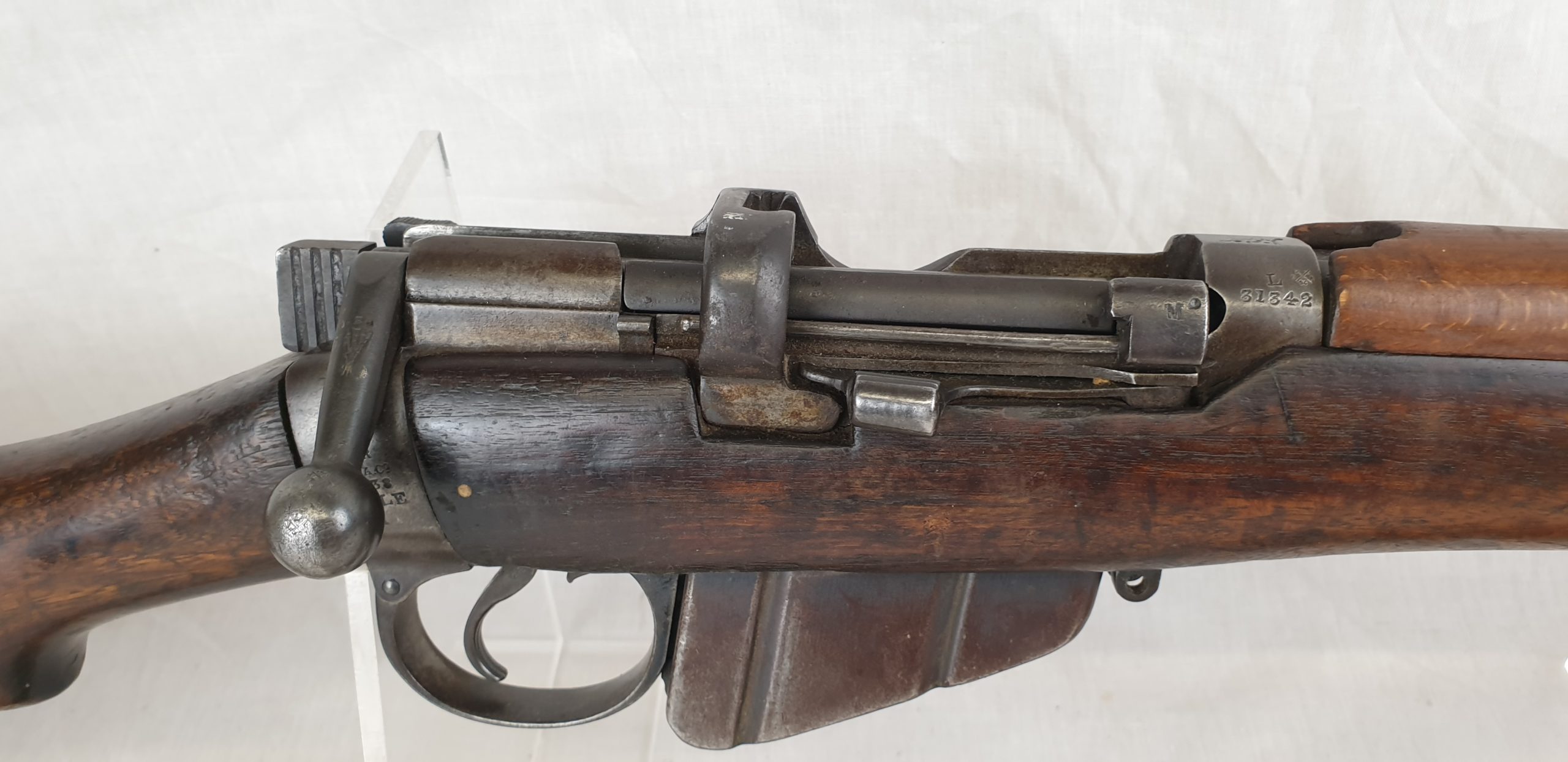 1939 Dated BSA Co. SMLE Mk3 Bolt Action Rifle and Sling - Deactivated - Image 6