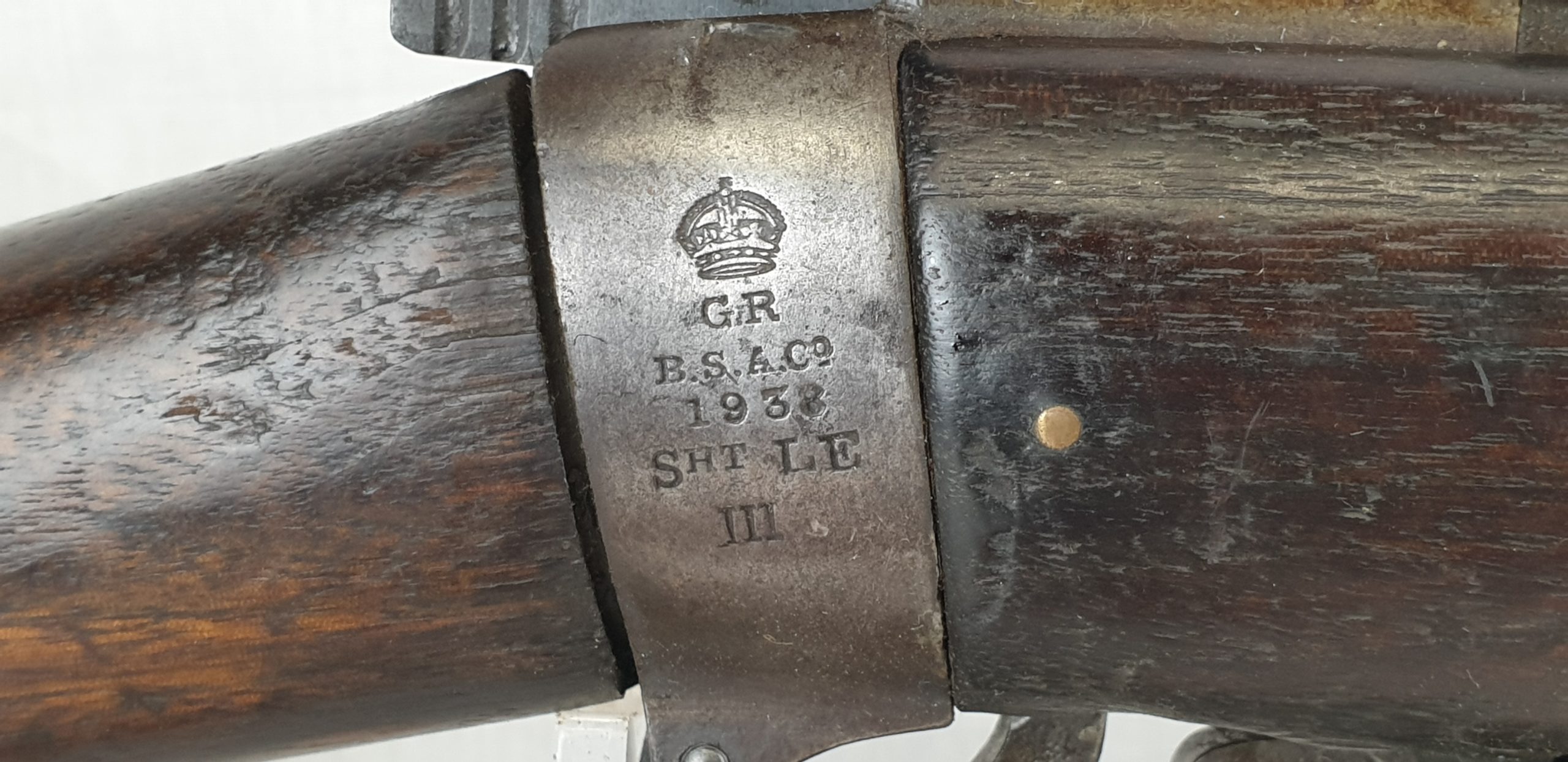 1939 Dated BSA Co. SMLE Mk3 Bolt Action Rifle and Sling - Deactivated - Image 8
