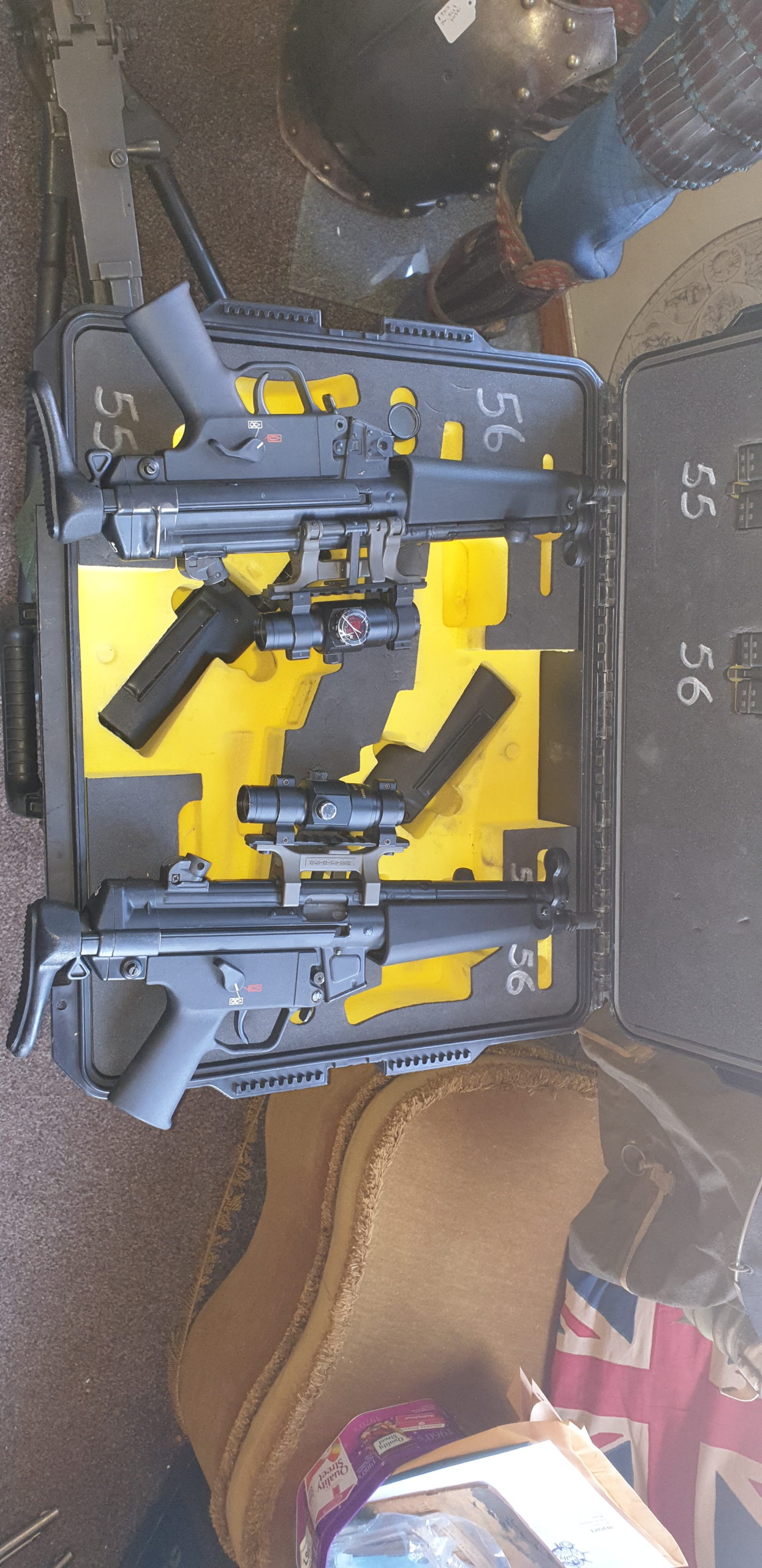 Cased Pair of Heckler and Koch MP5A3 Cal. 9mm Sub Machine Gun - Image 19