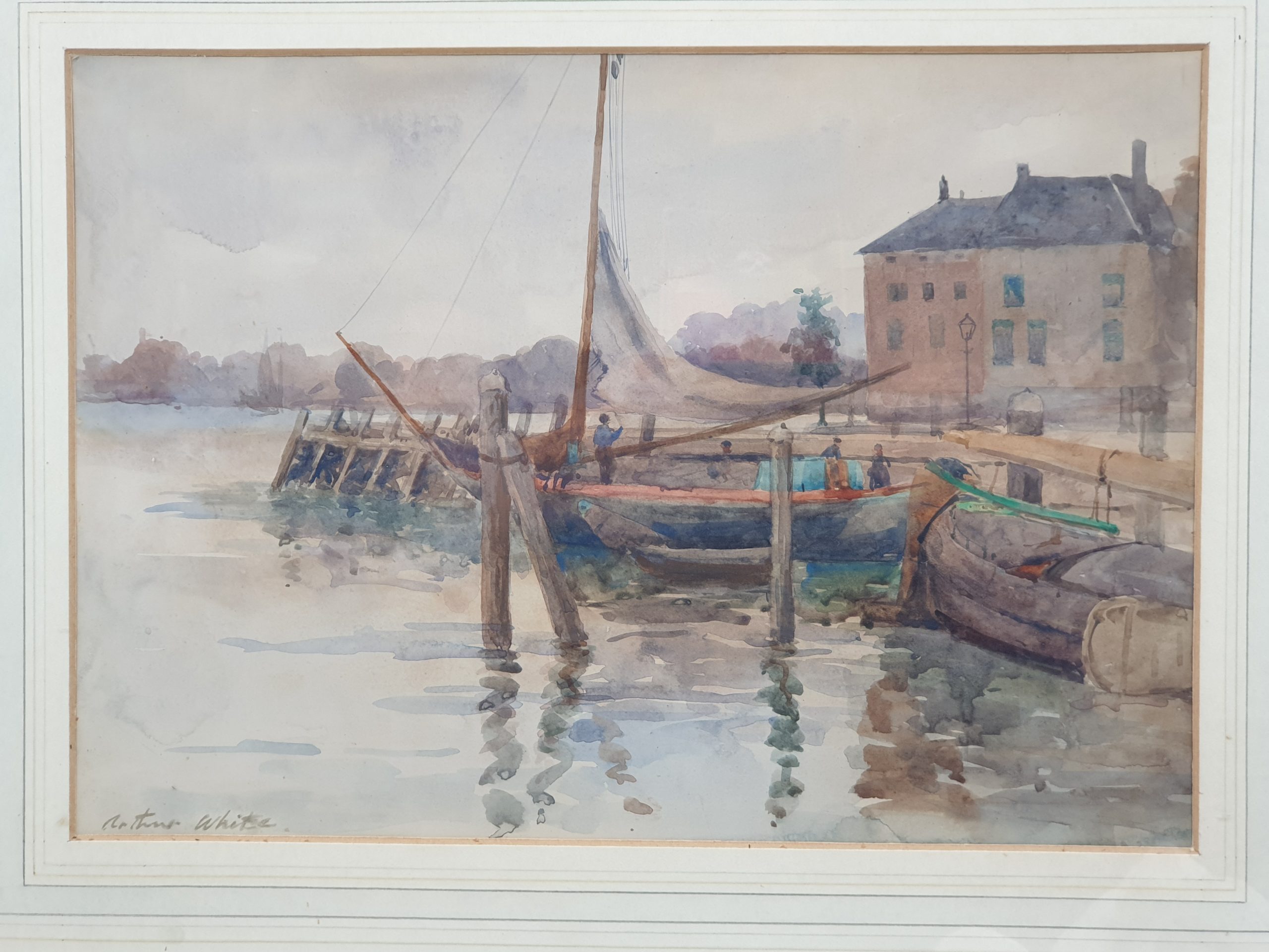 Arthur White St Ives Cornwall Artist (1865-1953) Watercolour - Image 2