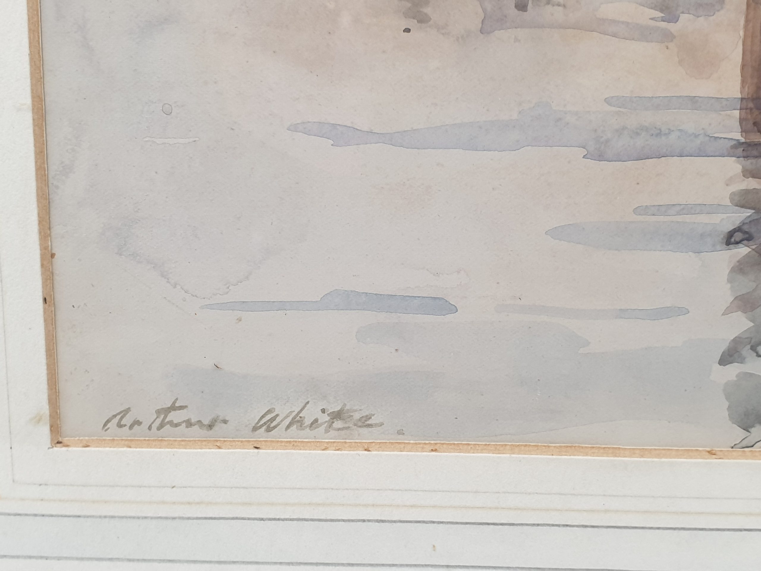 Arthur White St Ives Cornwall Artist (1865-1953) Watercolour - Image 4