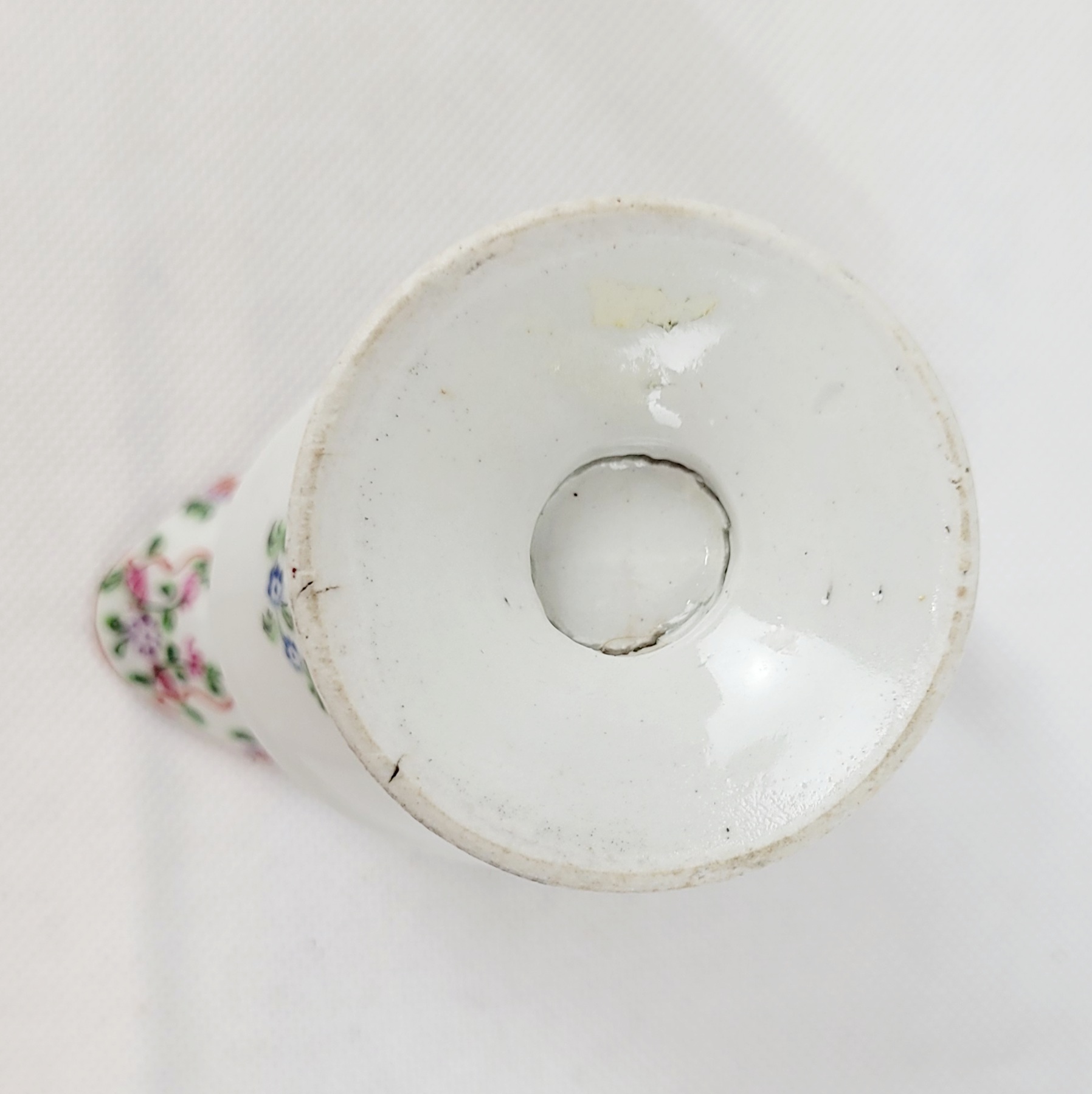 Circa 1795 New Hall Porcelain Cream Jug In The Knitting Wool Pattern - Image 6
