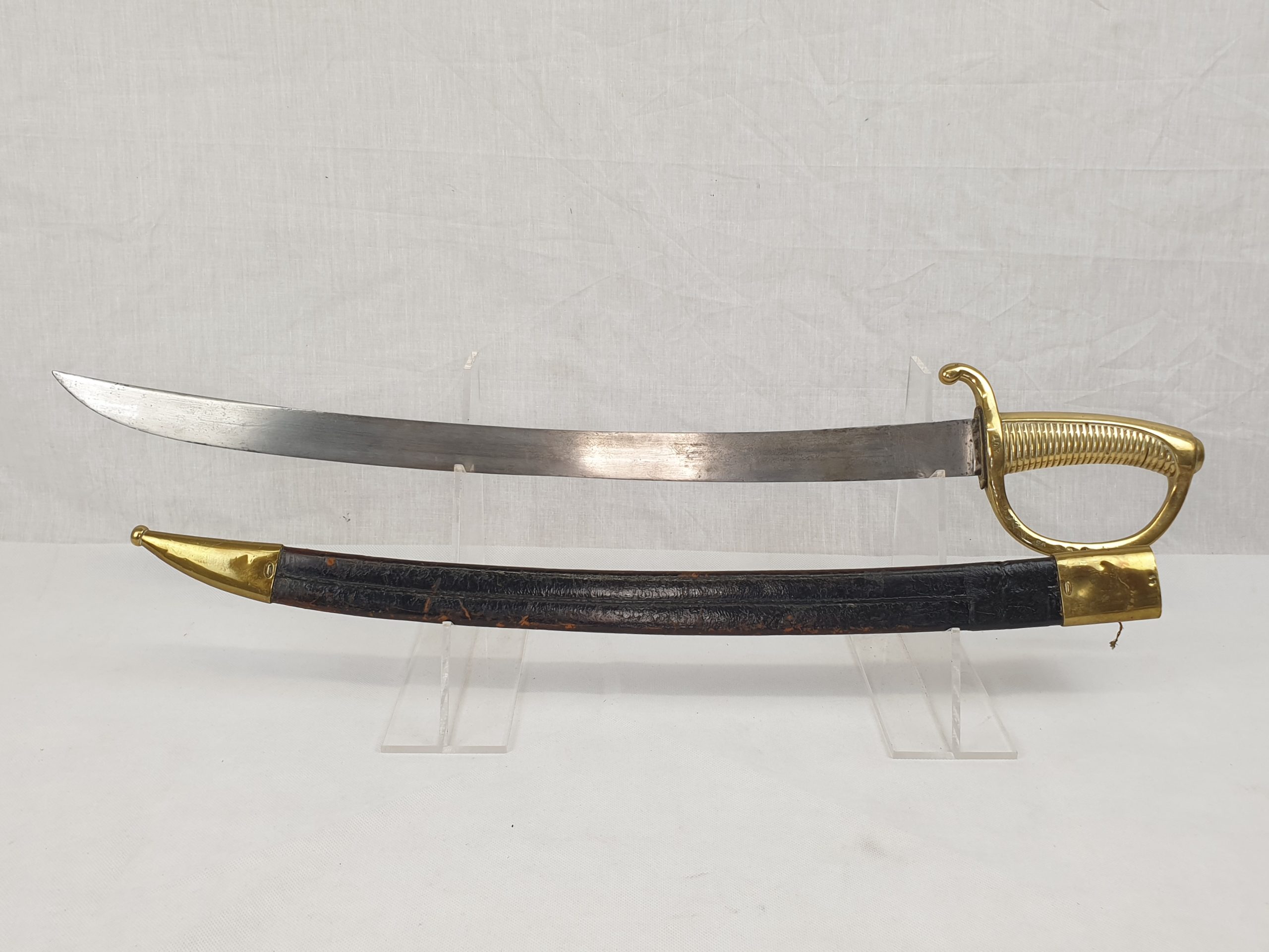Circa 1830 French Briquet Sword and Scabbard