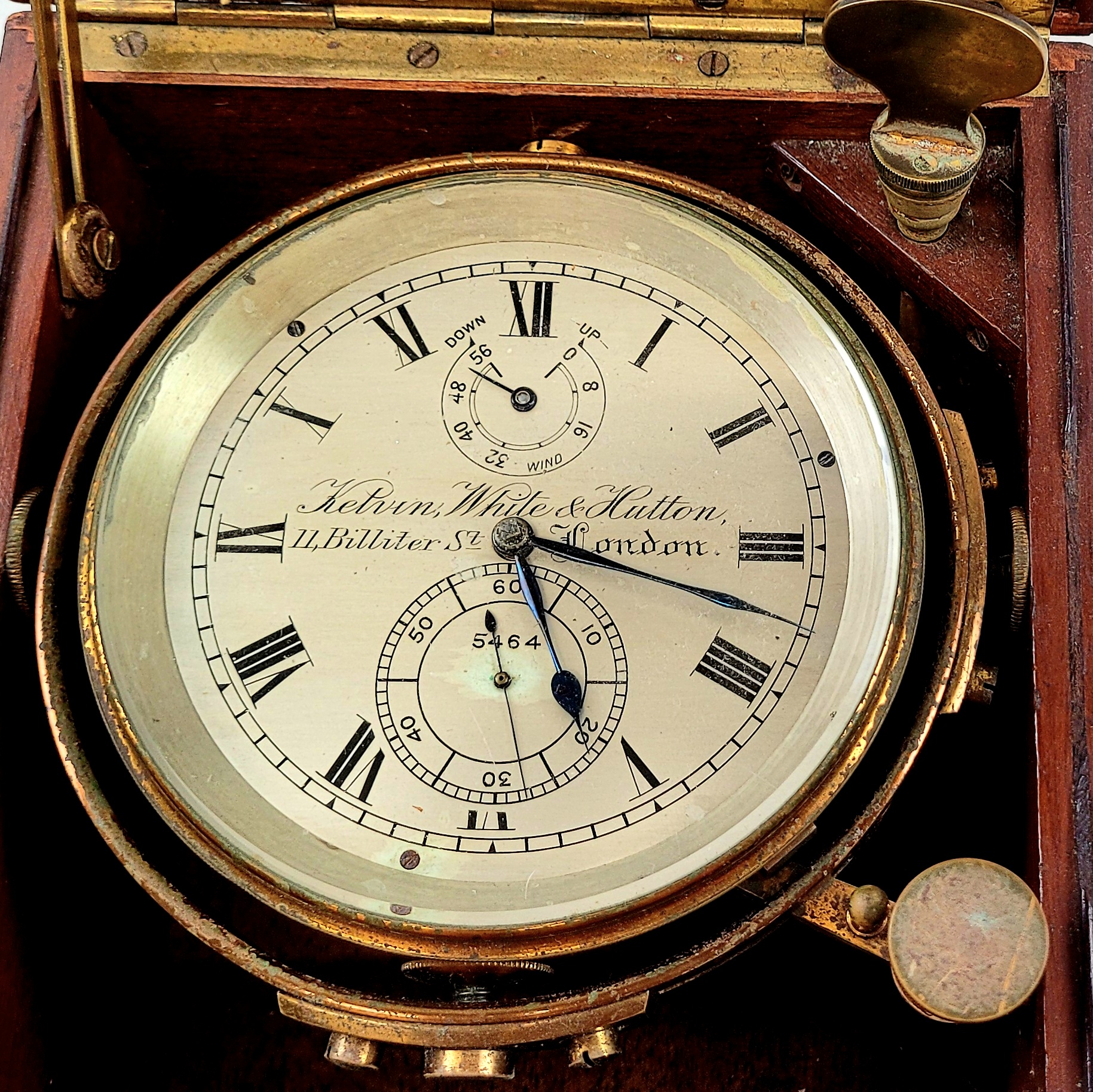 Circa 1900 Kelvin, White And Hutton Two Day Marine Chronometer - Image 2