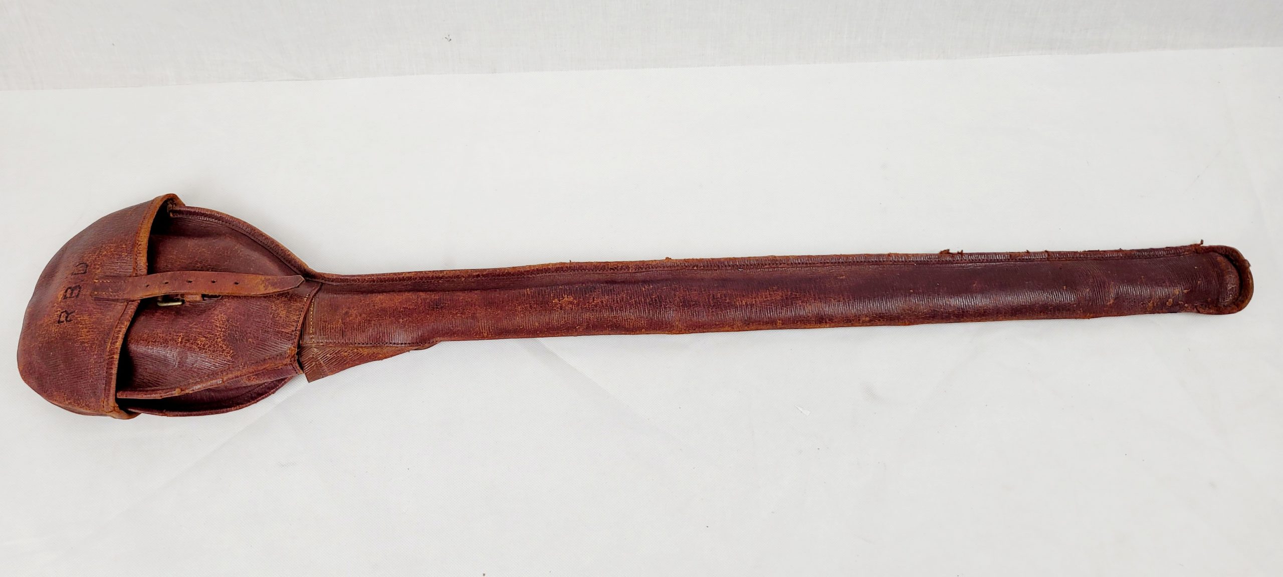 Circa WW2 Royal Navy 1827 Pattern Officers Sword, Scabbard And Leather Sword Bag By Gieves - Image 26