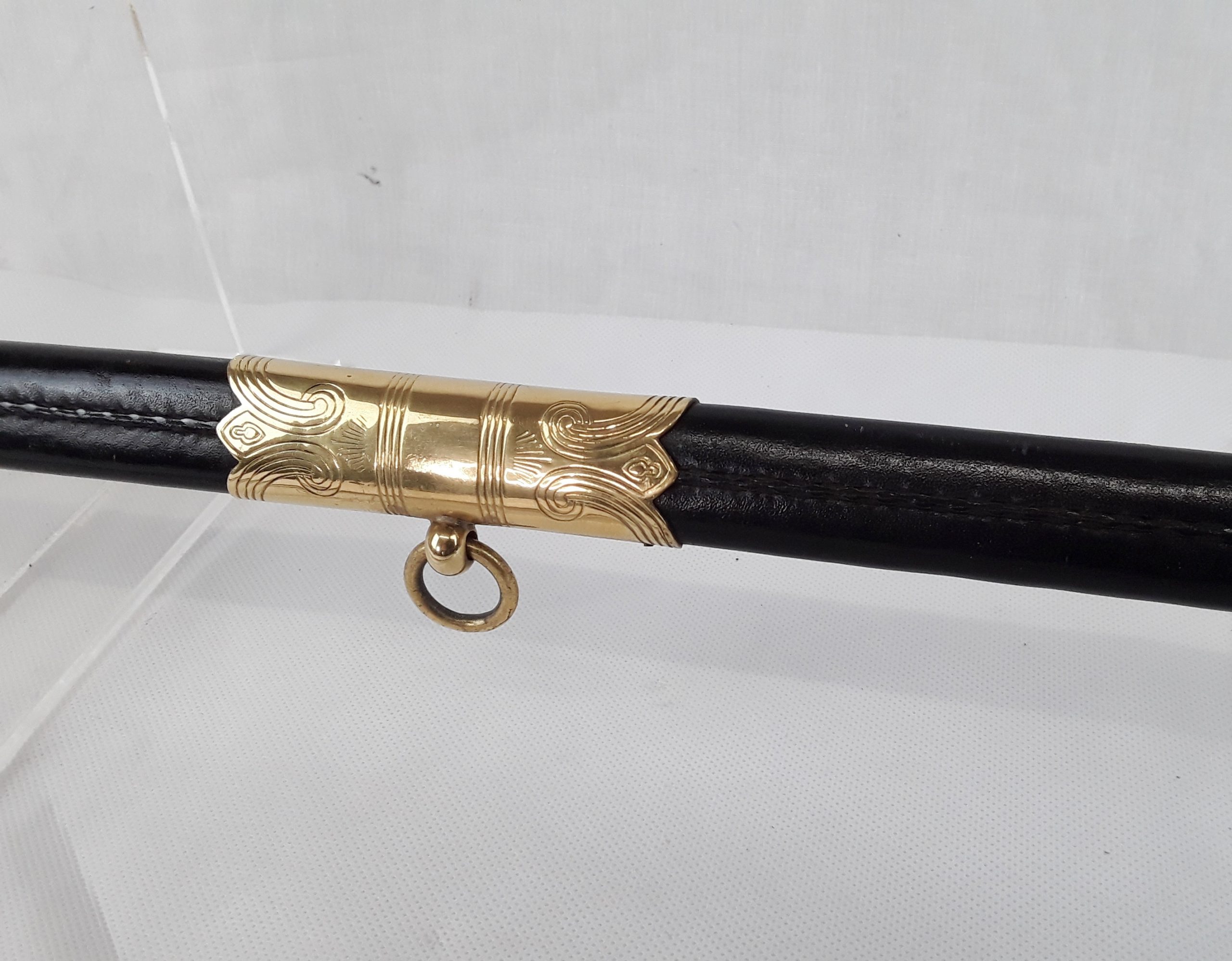 Current Issue QE2 Royal Navy 1827 Pattern Officers Sword, Sword Knot, Scabbard And Sword Bag - Image 4