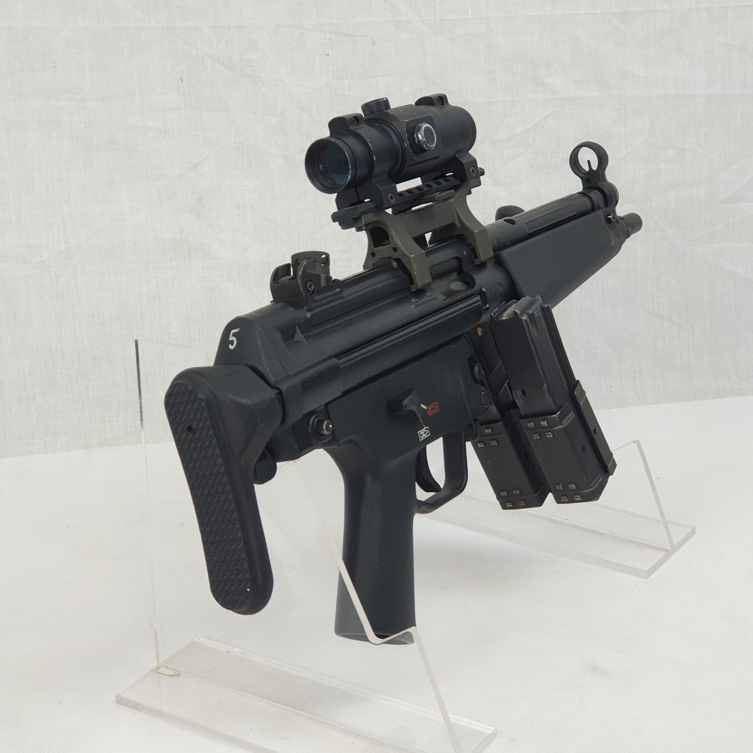 Cased Pair of Heckler and Koch MP5A3 Cal. 9mm Sub Machine Gun - Image 9
