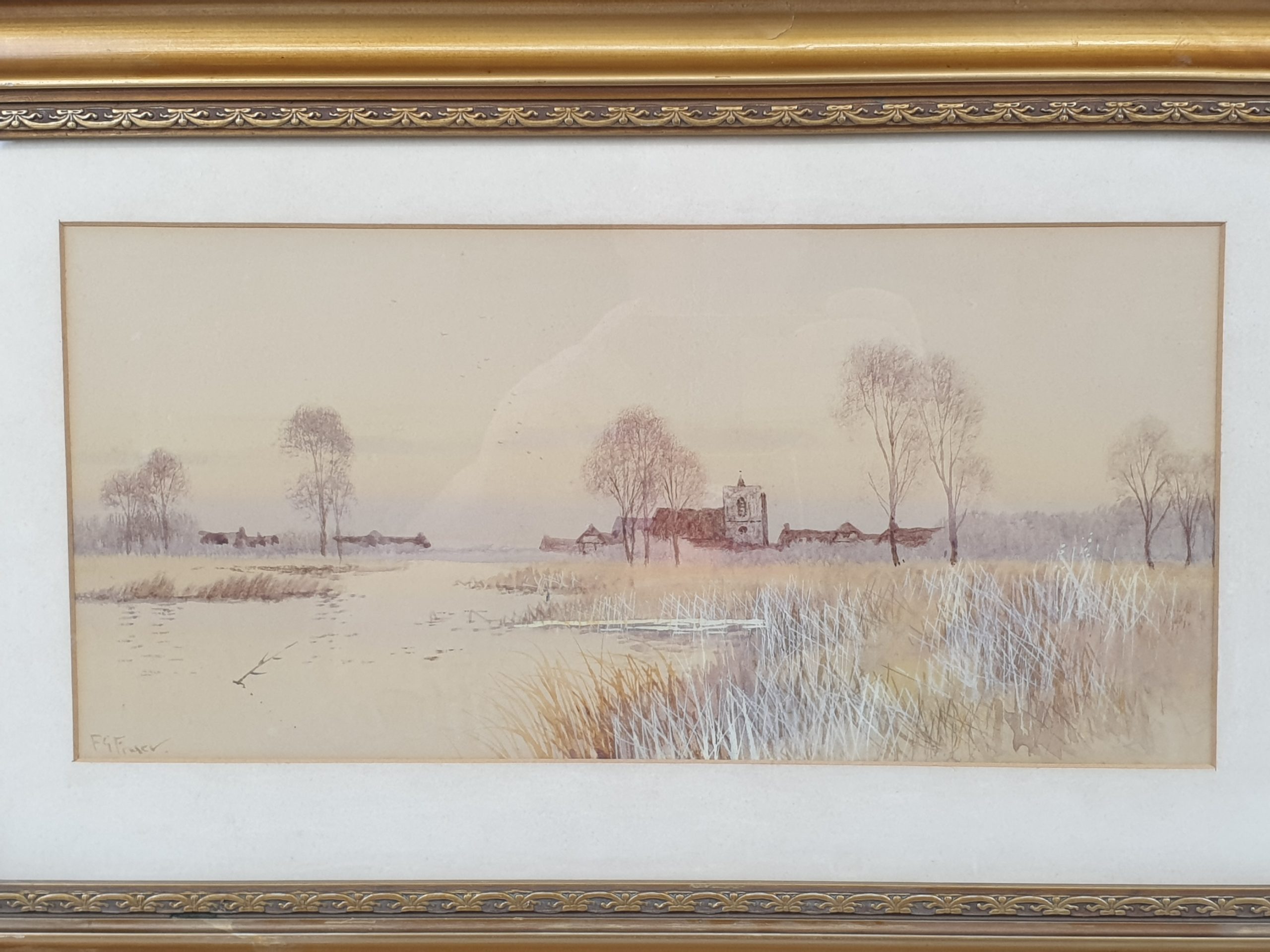 Frederick Gordon Fraser (1879-1931) Fen Artist Watercolour - Image 5