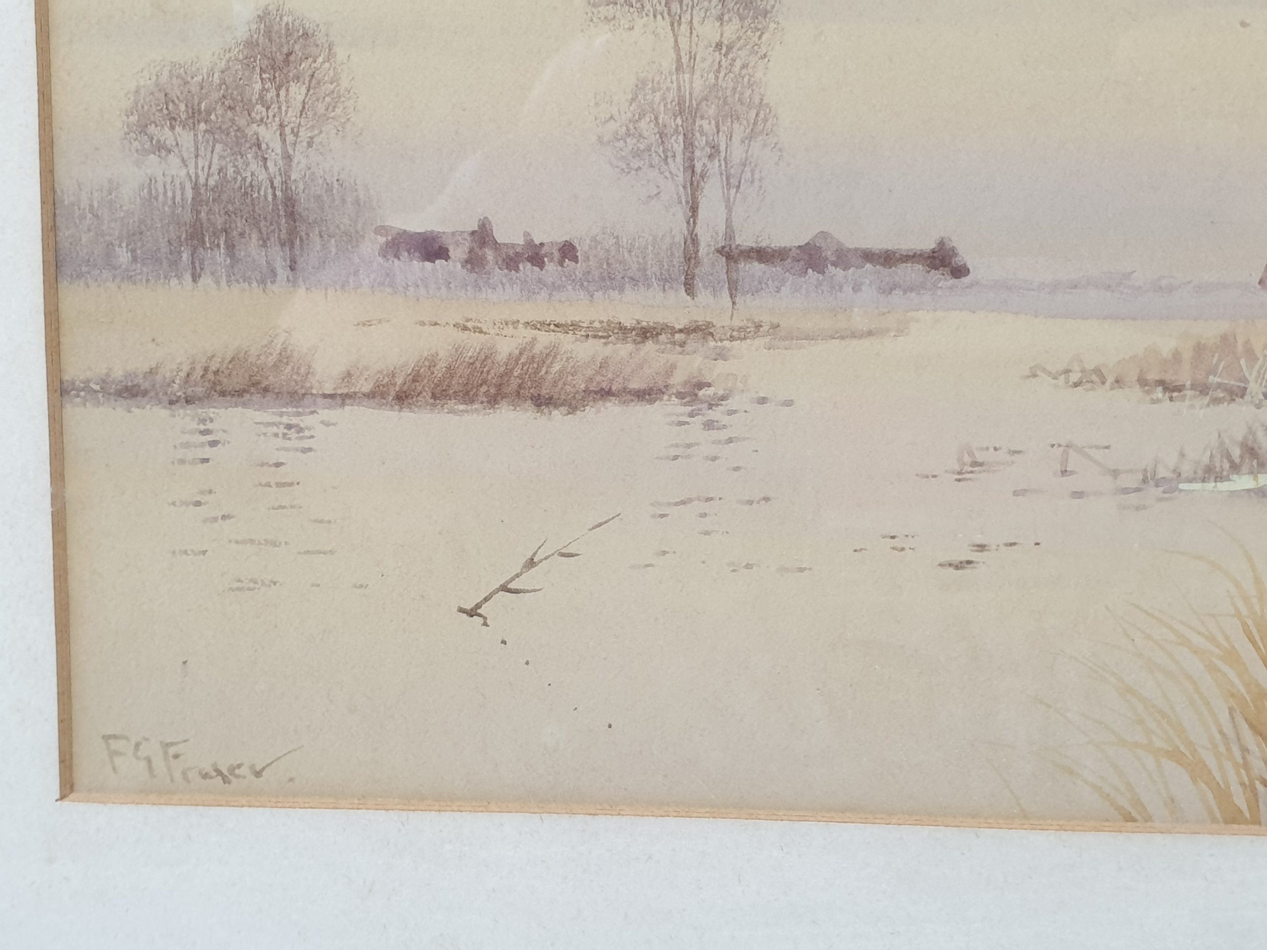 Frederick Gordon Fraser (1879-1931) Fen Artist Watercolour - Image 4