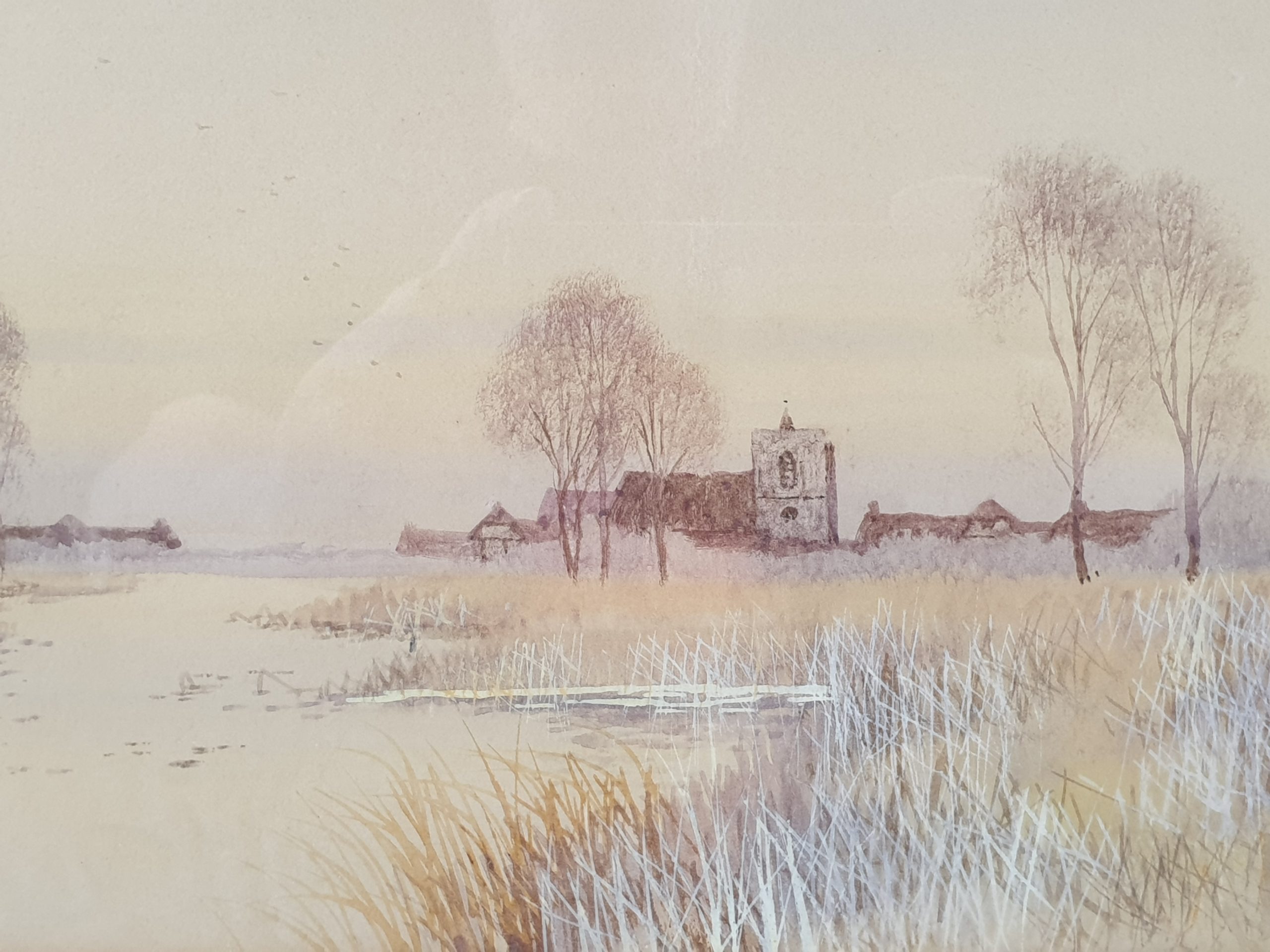 Frederick Gordon Fraser (1879-1931) Fen Artist Watercolour - Image 3