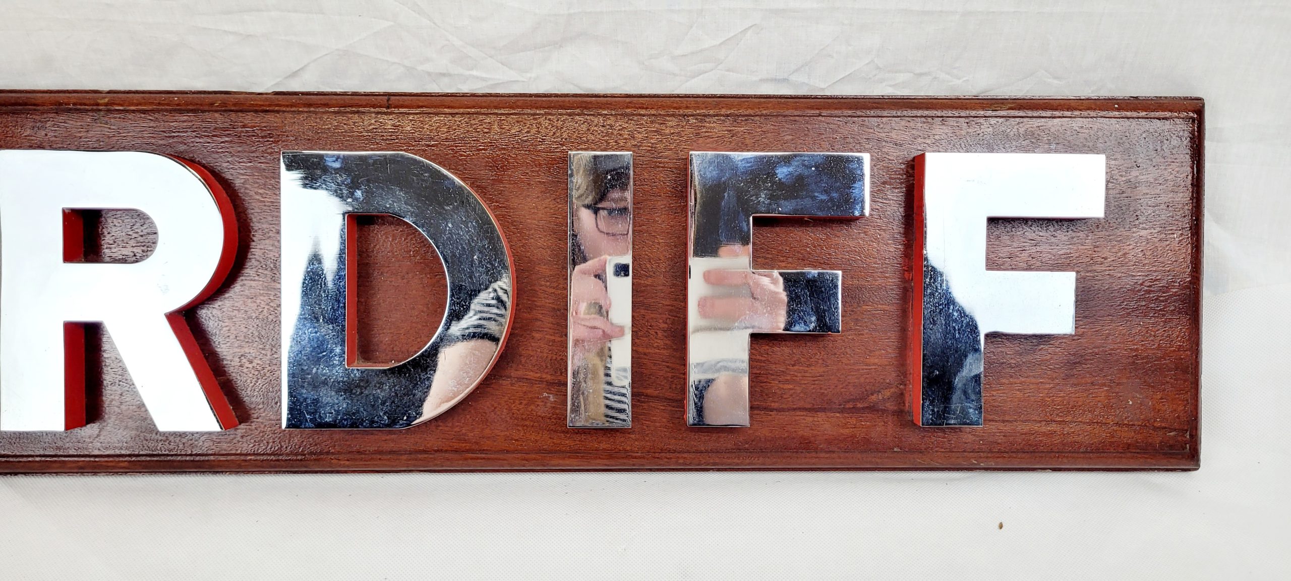 HMS Cardiff (D108) Type 42 Destroyer Name Board - Image 3