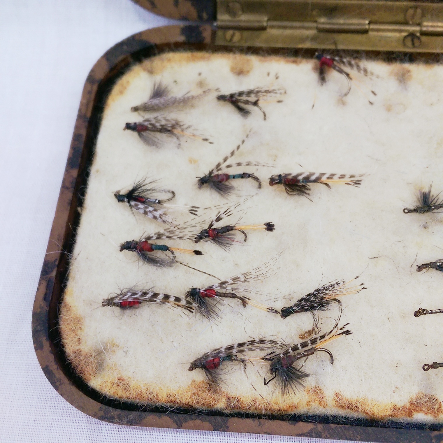 1930s Hardy Brothers Fly Fishing Flies In A Bakelite Case - Image 7