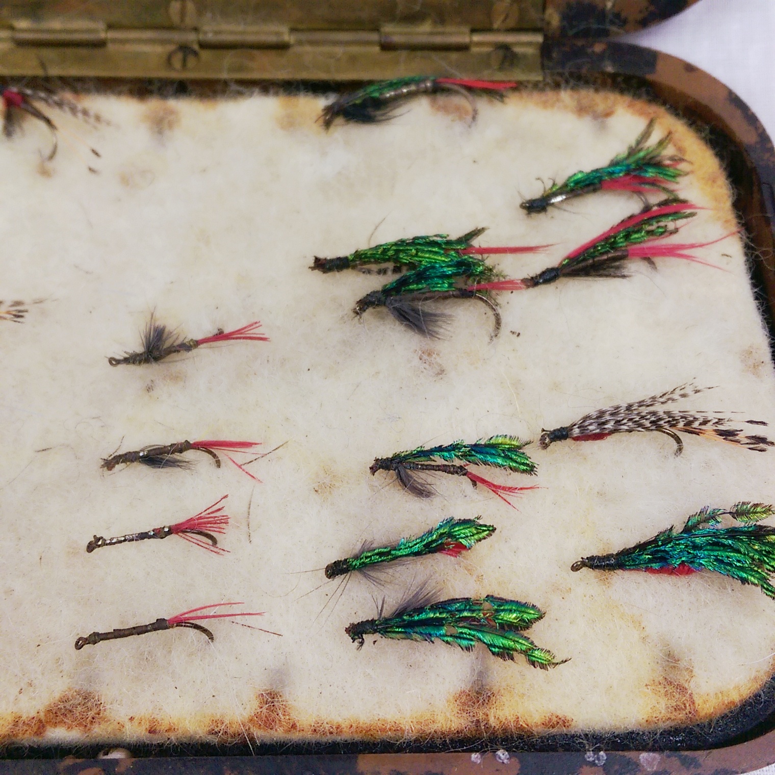 1930s Hardy Brothers Fly Fishing Flies In A Bakelite Case - Image 6
