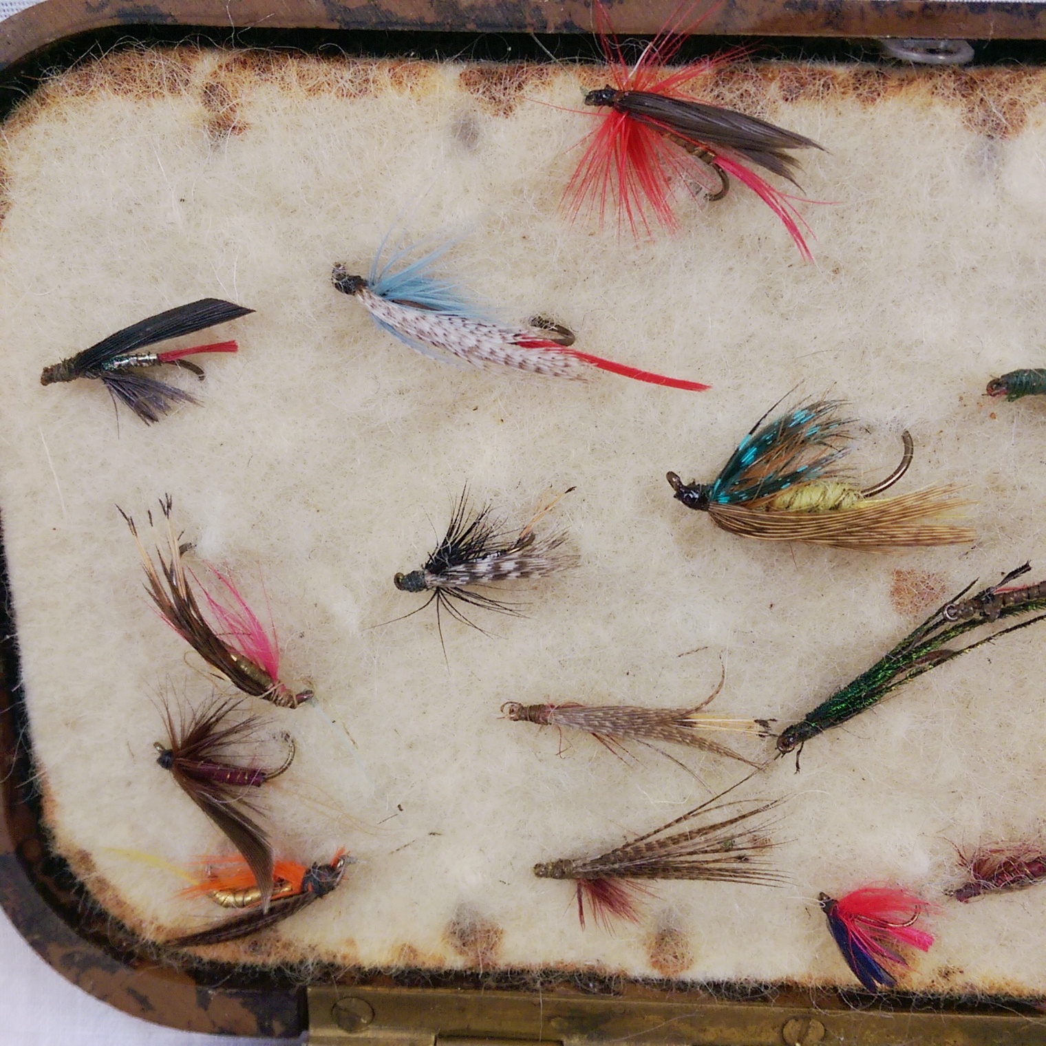 1930s Hardy Brothers Fly Fishing Flies In A Bakelite Case - Image 4