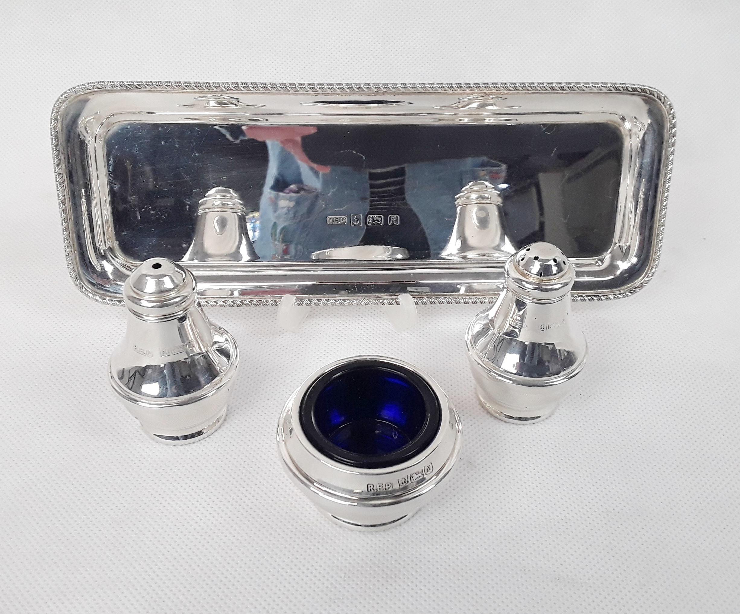 Sterling Silver Condiment Set – Birmingham 1991