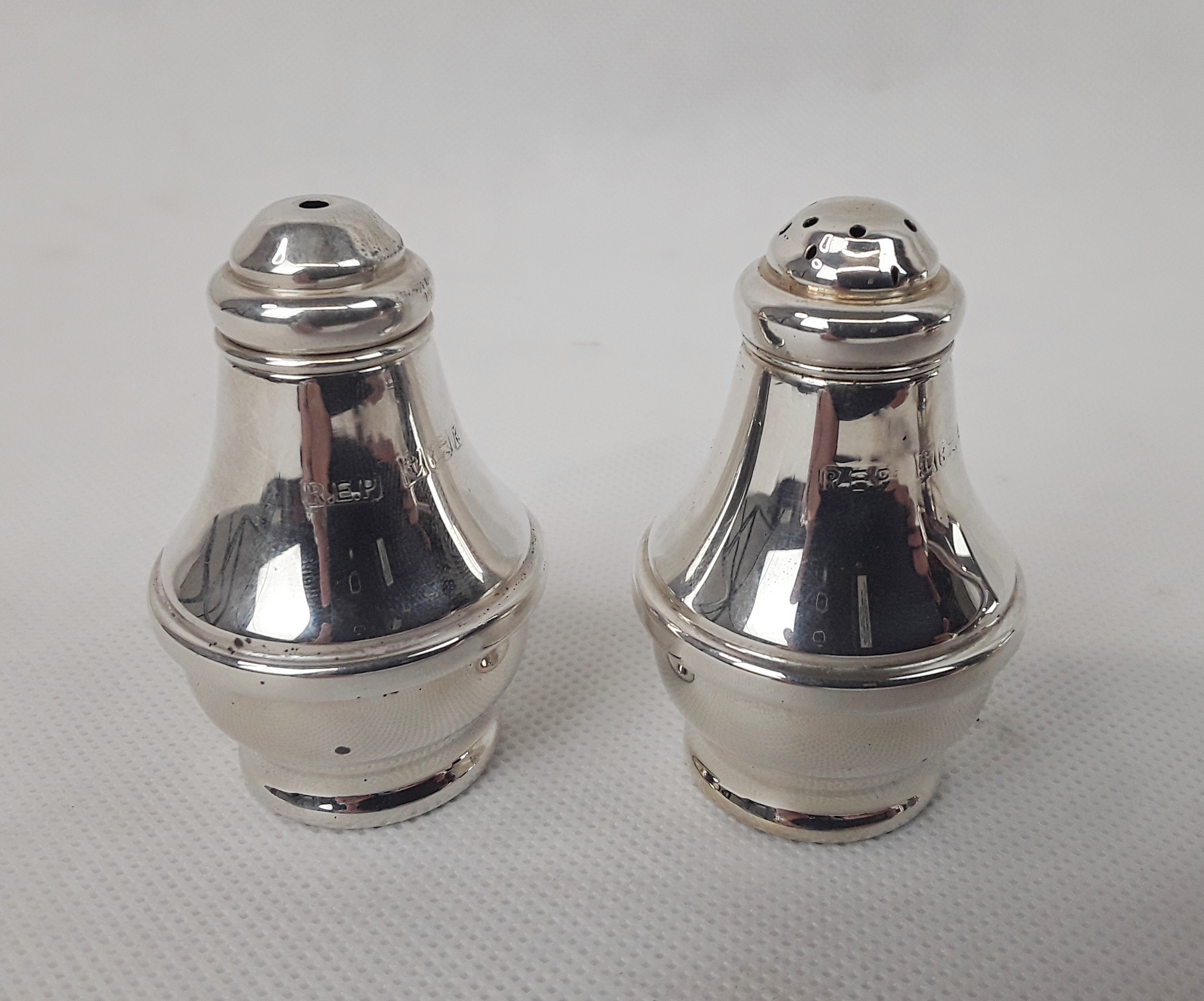 Sterling Silver Condiment Set – Birmingham 1991 - Image 10