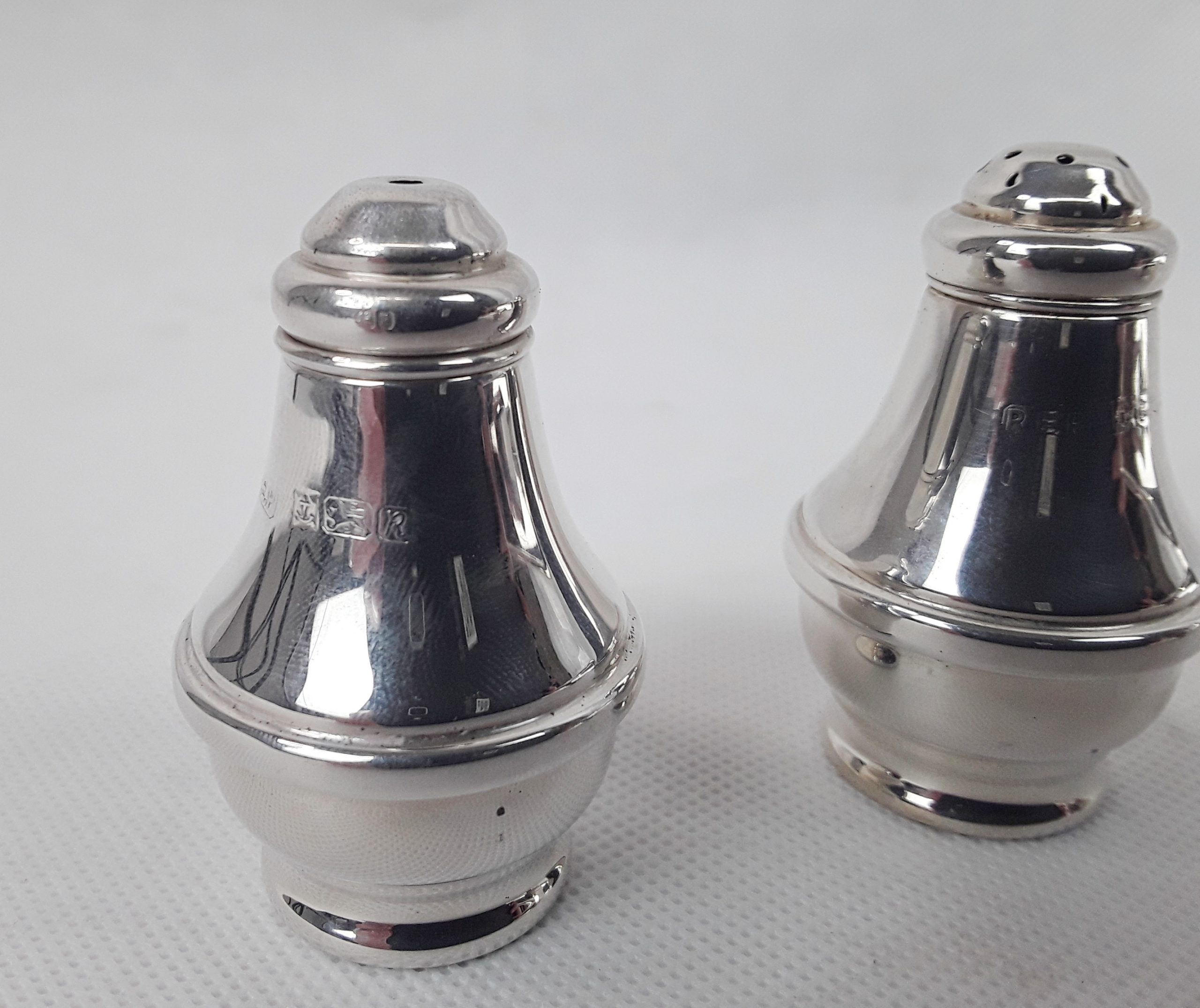 Sterling Silver Condiment Set – Birmingham 1991 - Image 9