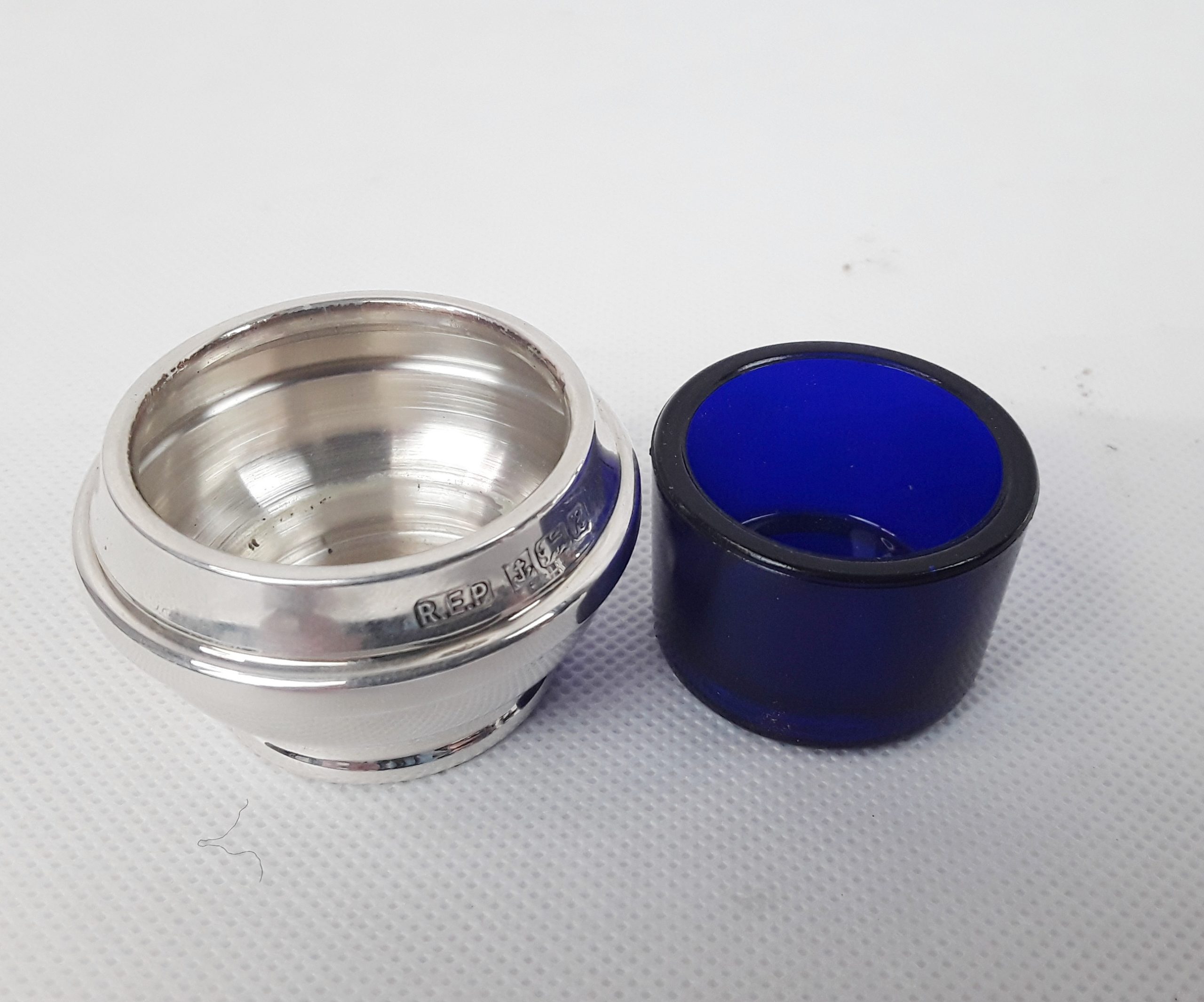 Sterling Silver Condiment Set – Birmingham 1991 - Image 6