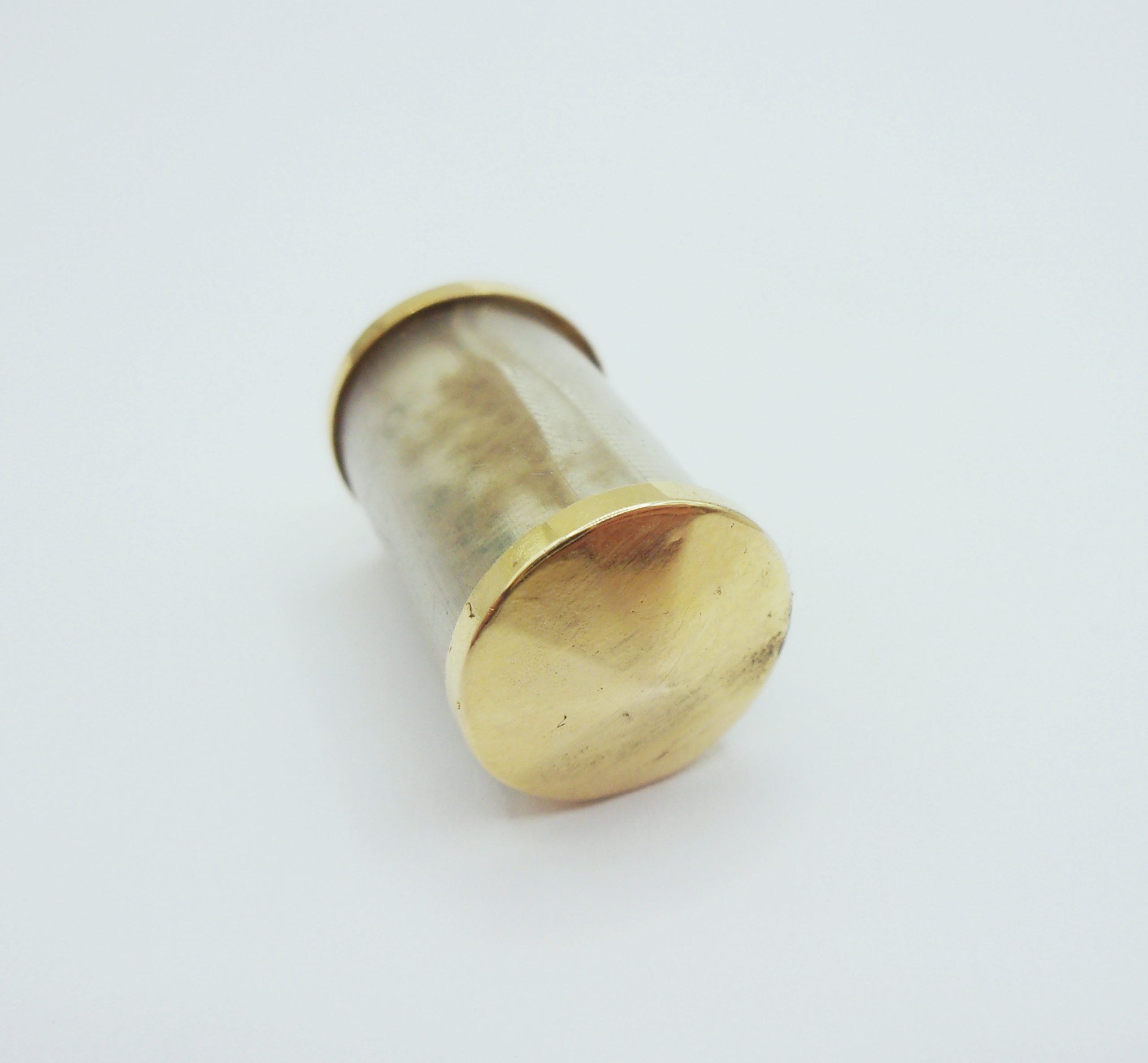 9ct Yellow Gold Old Pound Note Cylindrical Pendant - Image 4