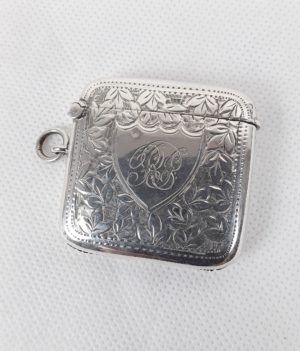 Sterling Silver Vesta Case – Birmingham 1909